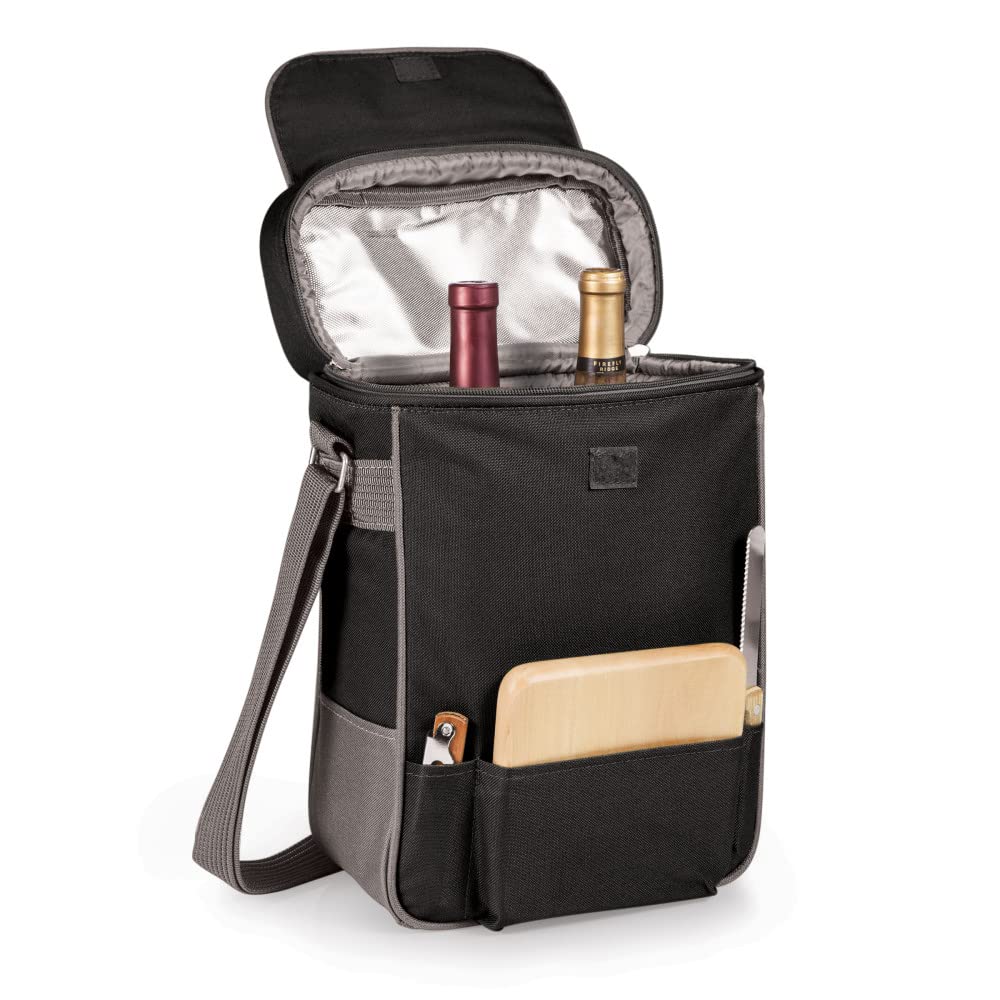 PICNIC TIME NFL Unisex-Adult Insulated Wine & Cheese Tote Bag with Cutting Board - Perfect for Tailgating, Outdoor Picnics & Game Day Parties