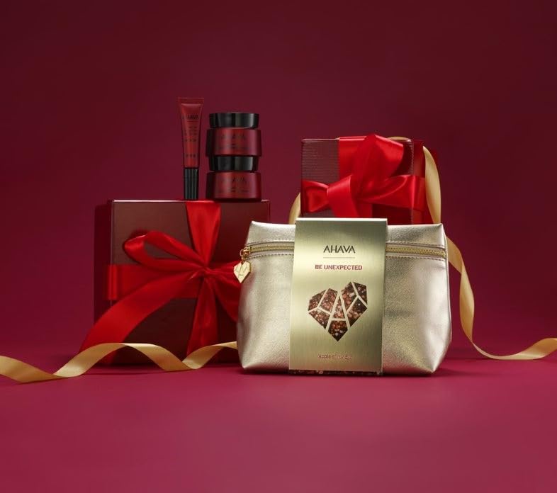 AHAVA Apple-y Ever After Gift Set - Luxurious Bath & Body Care Set for Hydrated Skin - Perfect for Holidays, Birthdays & Self-Care Moments