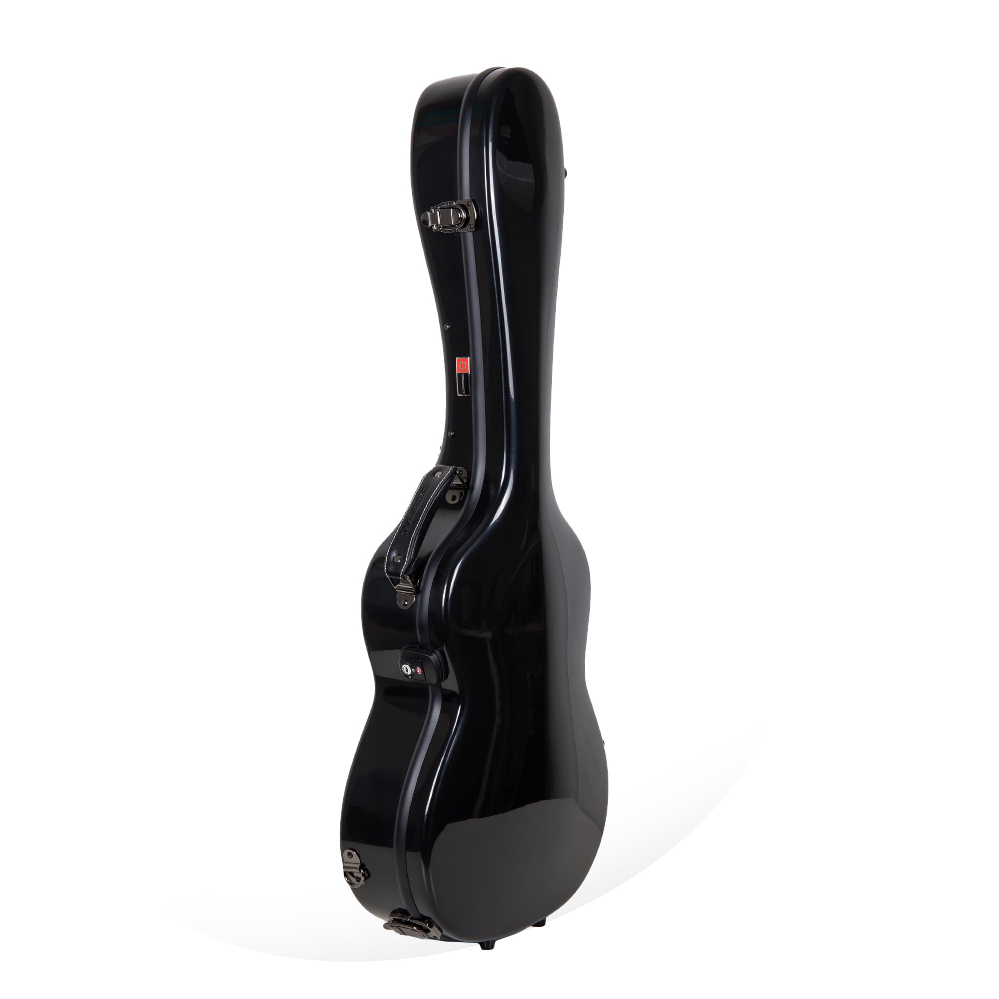 Crossrock CRF1000CTBK 3/4 Classical Guitar Case - Fiberglass Hardshell Backpack Style, Black | Durable Protection for Travel & Performance