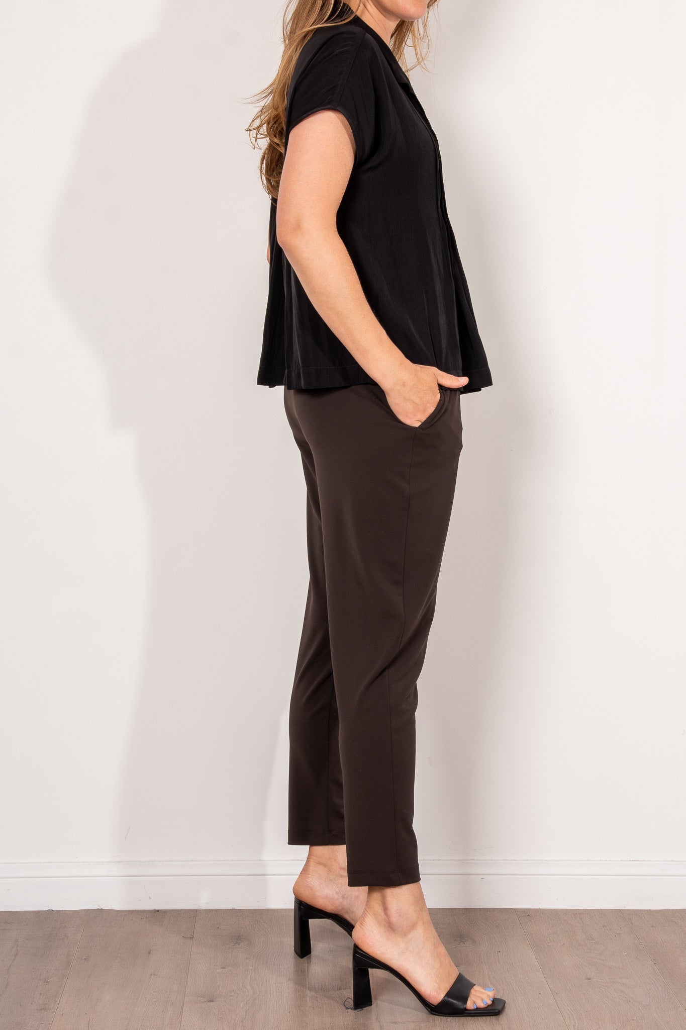 Mela Purdie Base Pant Powder Knit - Women's High-Waisted Stretch Yoga Pants for Workout, Lounge & Everyday Wear