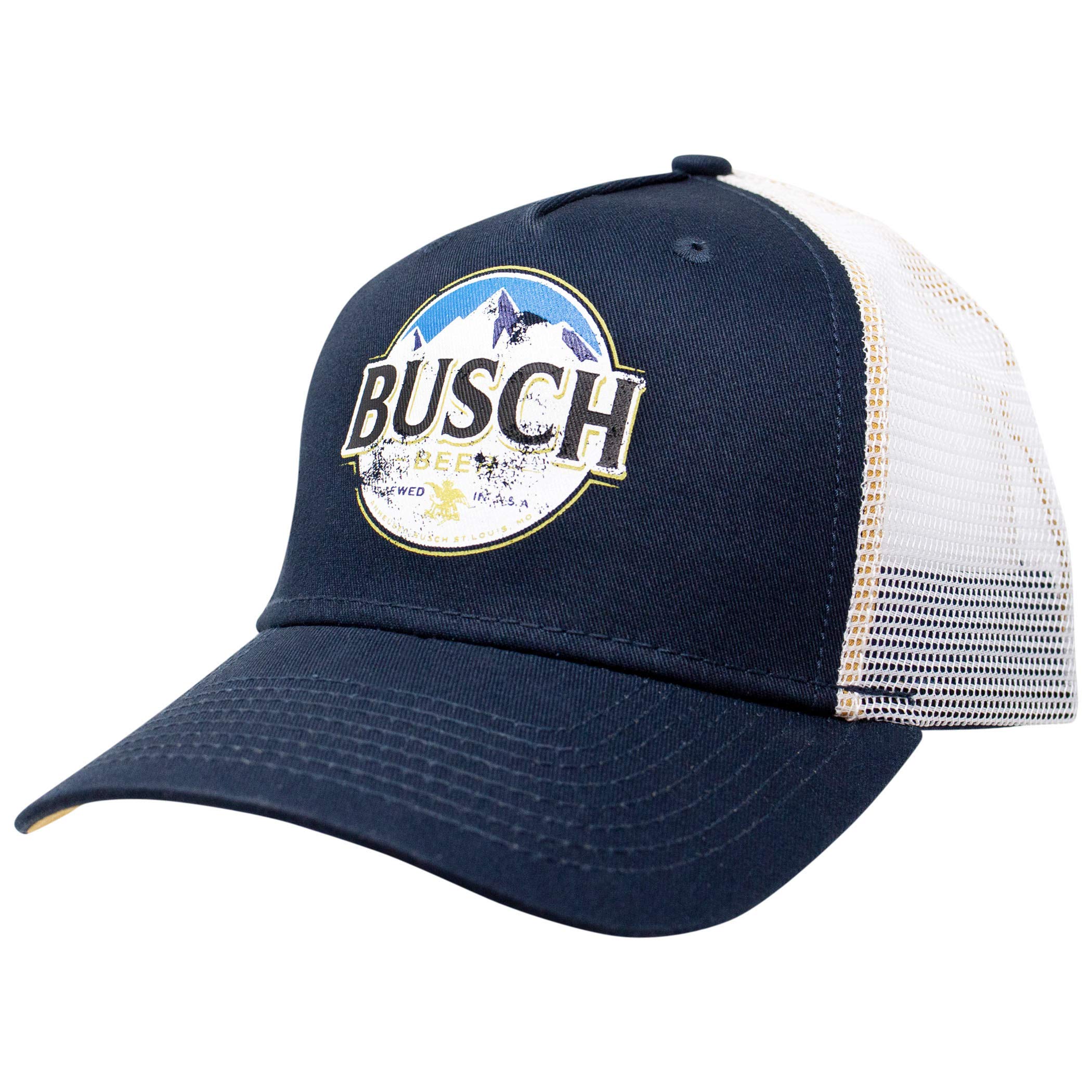 Busch Adjustable Trucker Hat - Adjustable Snapback Cap for Men & Women - Perfect for Outdoor Activities, Sports, and Casual Wear