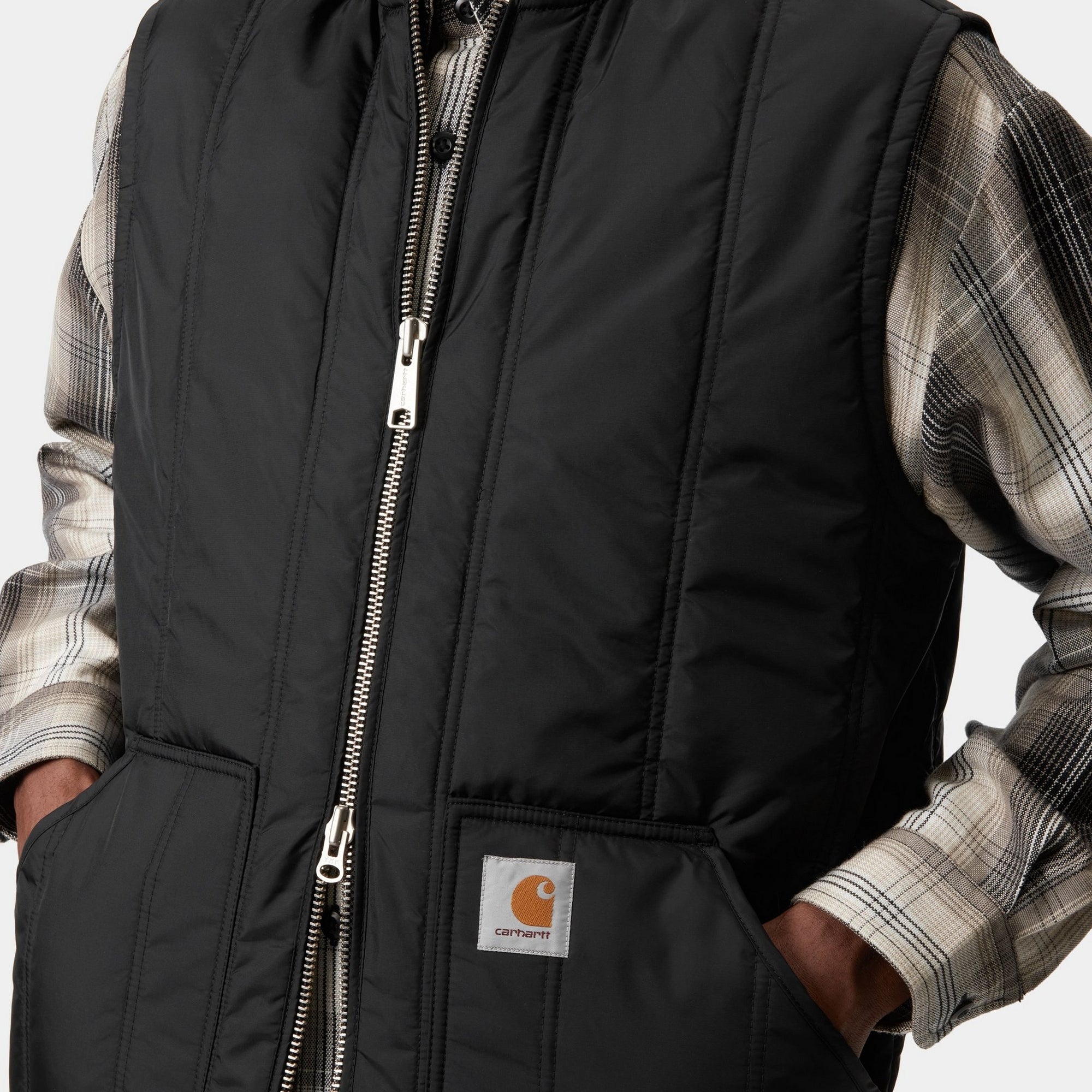 Lachlan Vest Liner for Men - Black Thermal Underwear Base Layer for Cold Weather - Perfect for Hiking, Skiing & Winter Sports
