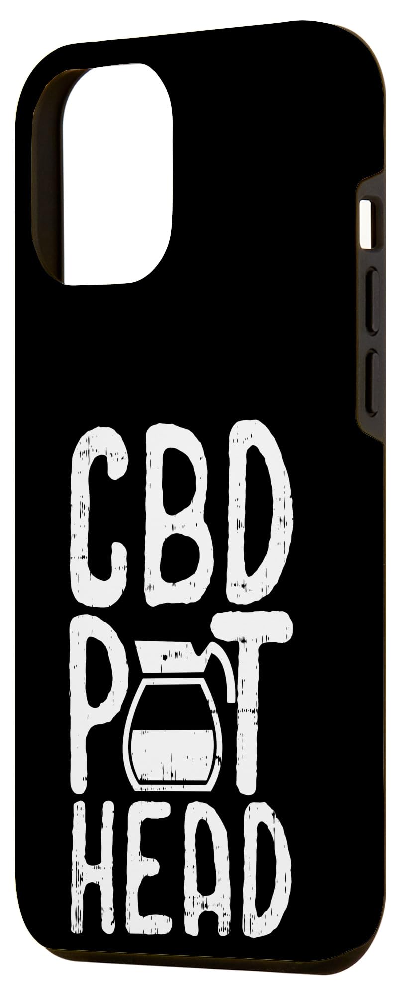 iPhone 12 Pro Max Case with CBD Hemp Leaf Design - Perfect Gift for Coffee Lovers & Cannabis Enthusiasts - Protective Phone Cover for Daily Use, Travel & Outdoor Activities