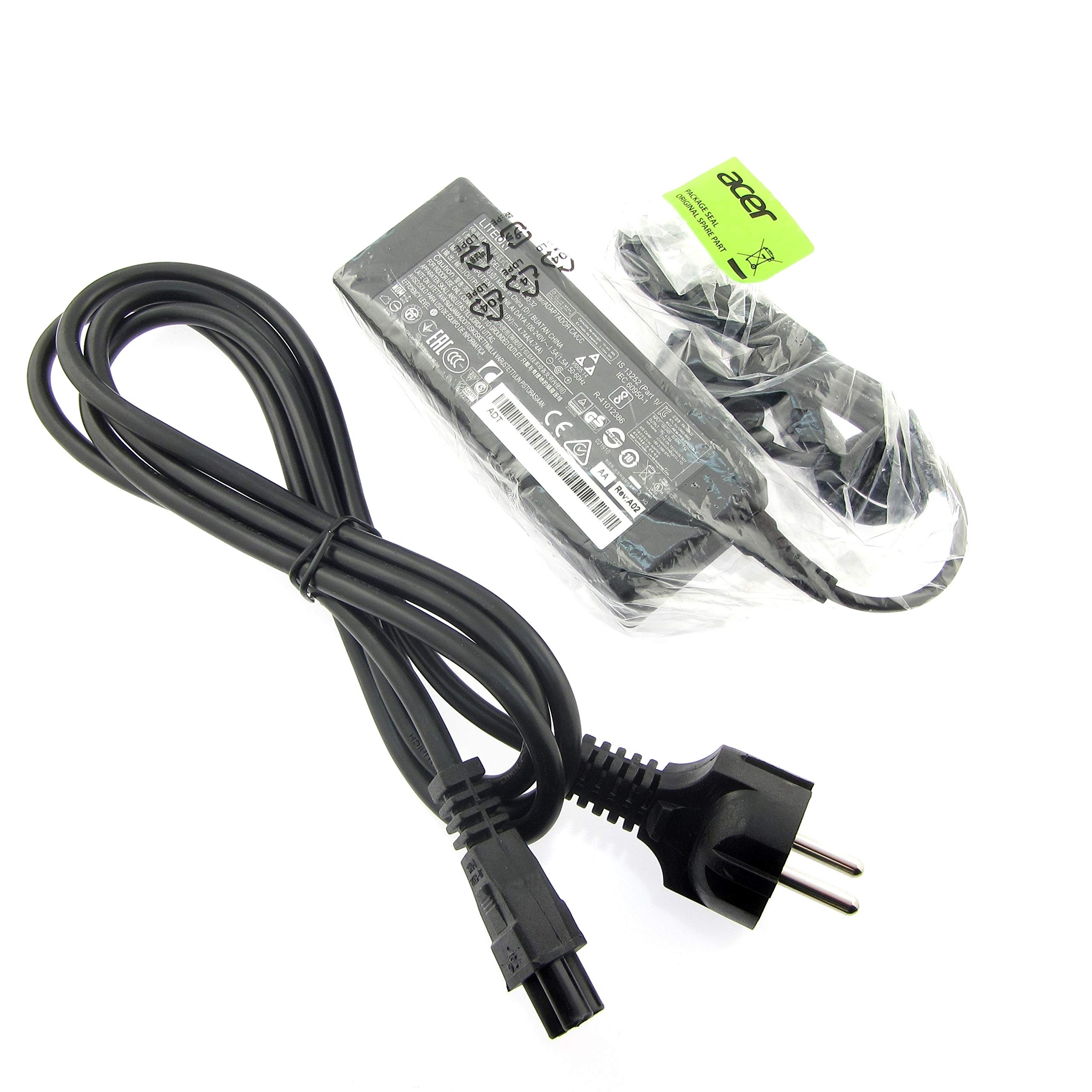 90W AC Power Adapter with 3-Pin Plug - Universal Laptop Charger for HP, Dell, Lenovo - Perfect for Home, Office & Travel Use