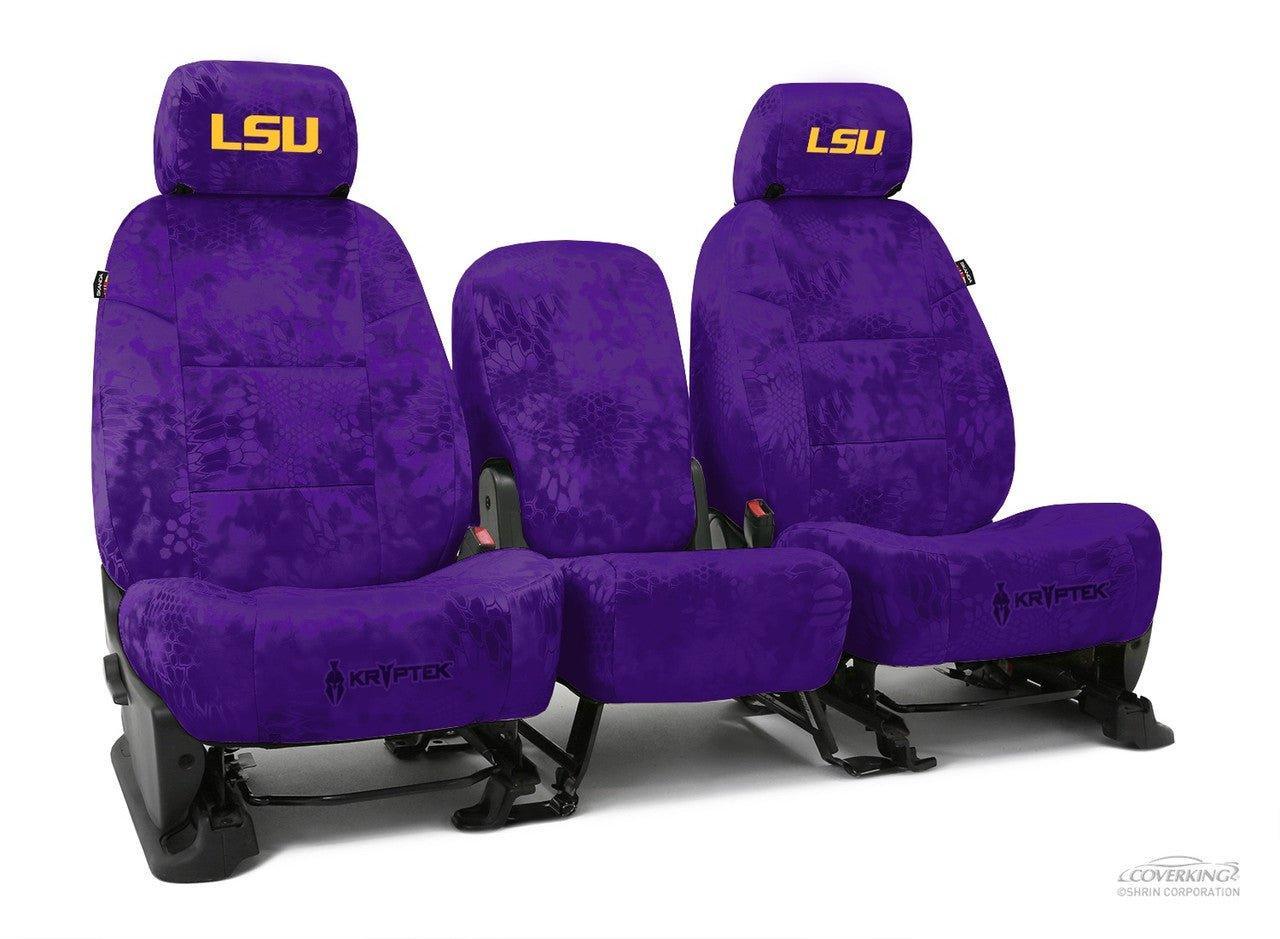 Premium Collegiate Series Kryptek Custom Seat Covers - Durable & Stylish Car Seat Protectors for Trucks & SUVs | Perfect for College Fans & Outdoor Enthusiasts