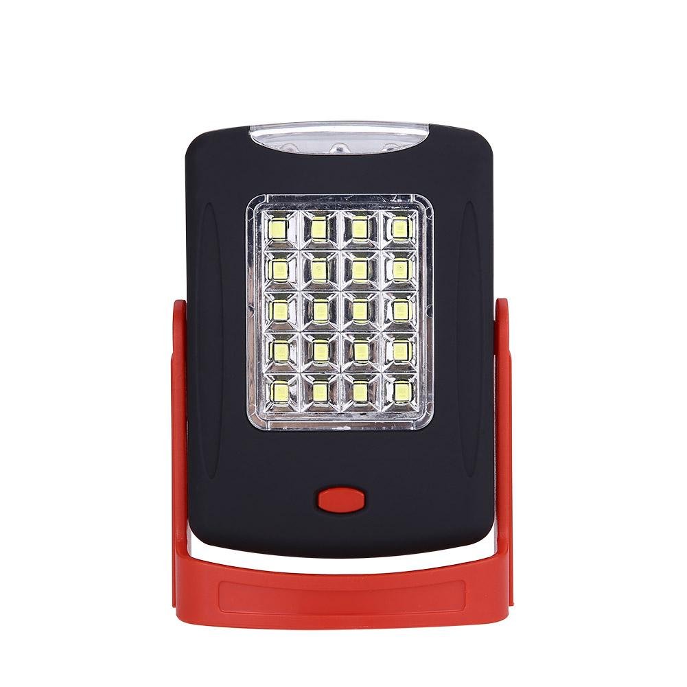 Omabeta Portable 23 LED Night Light - Emergency Flashlight & Camping Lantern for Bicycle, Hiking, Travel - Foldable Handle Red Light (Ideal for Power Outages, Outdoor Adventures & Home Safety)