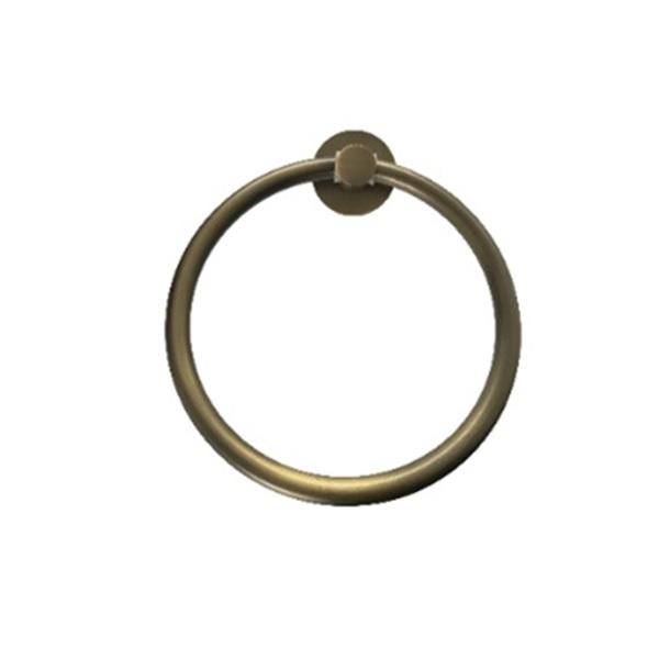 Stainless Steel Hotel Towel Ring - Wall Mounted Bathroom Towel Holder - 7 Inch Chrome Finish for Spa, Luxury Hotels & Home Bathroom Decor