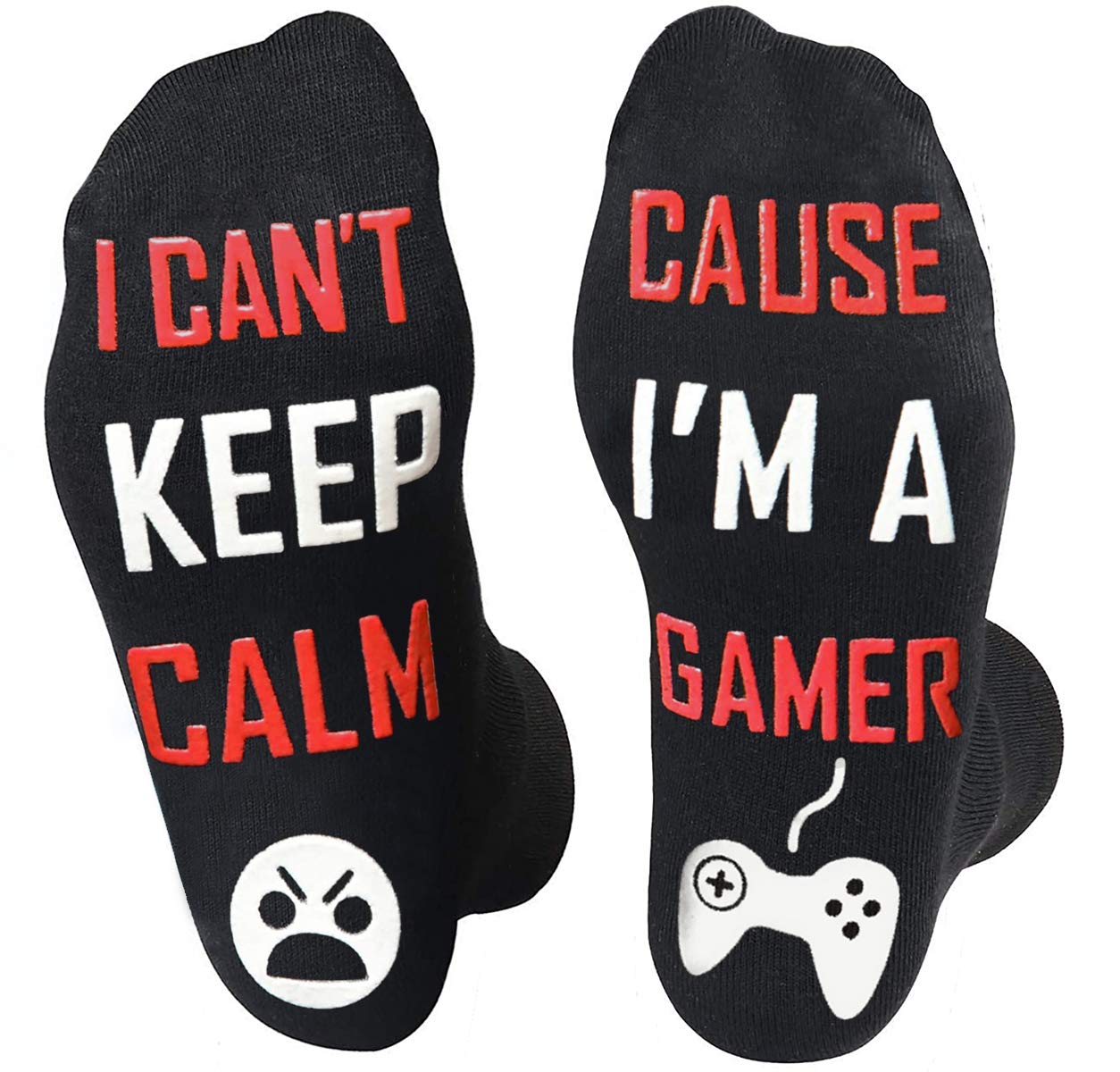 Funny Gaming Socks - 'Do Not Disturb I'm Gaming' Novelty Christmas Gifts for Teen Boys, Kids, Sons & Boyfriends | Perfect Stocking Stuffers & Gamer Accessories for Video Game Lovers