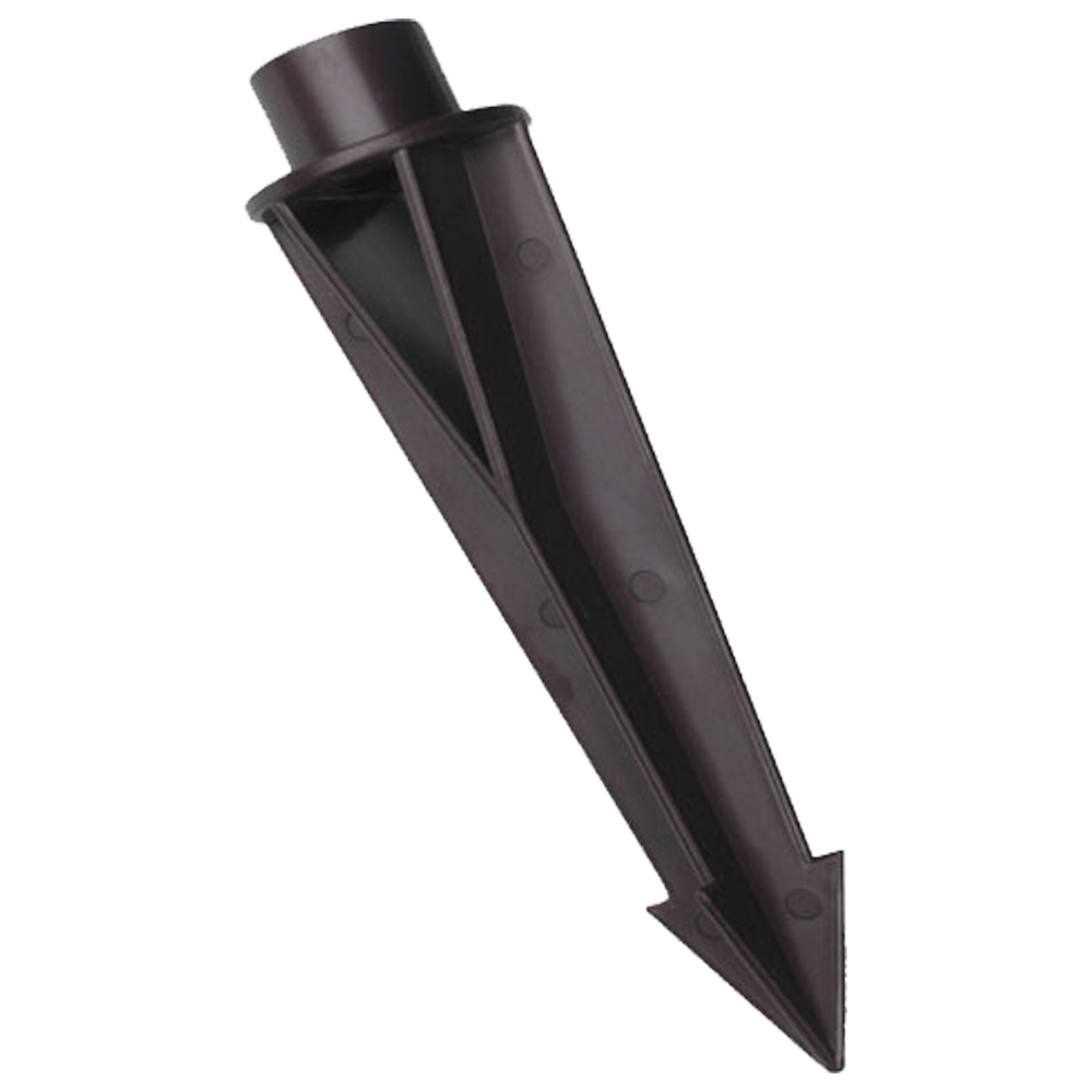 Heavy Duty 1/2 Inch ABS Plastic Spike for Landscape Lighting Fixtures - Durable Ground Stake for Outdoor Path Lights, Garden Spotlights & Yard Decorations