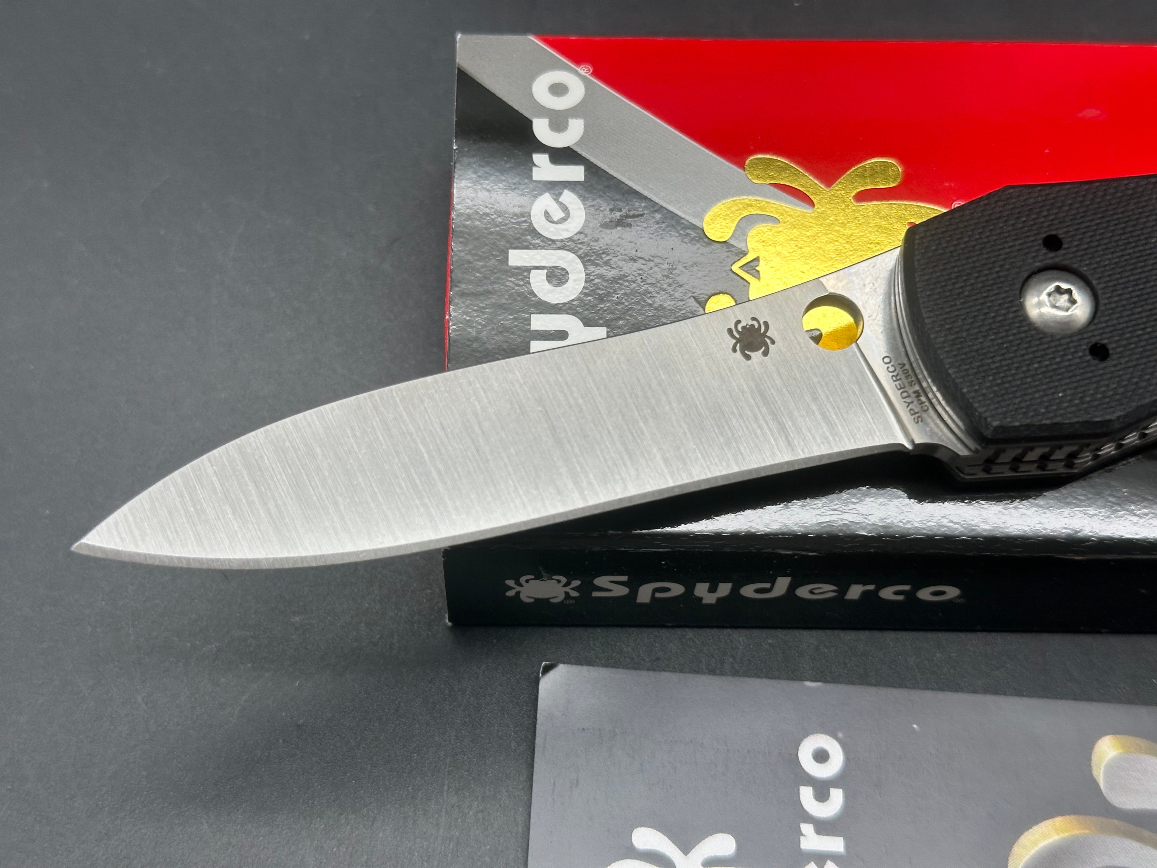 Spyderco Janisong Folding Knife - High-Quality EDC Pocket Knife for Outdoor, Camping & Everyday Use