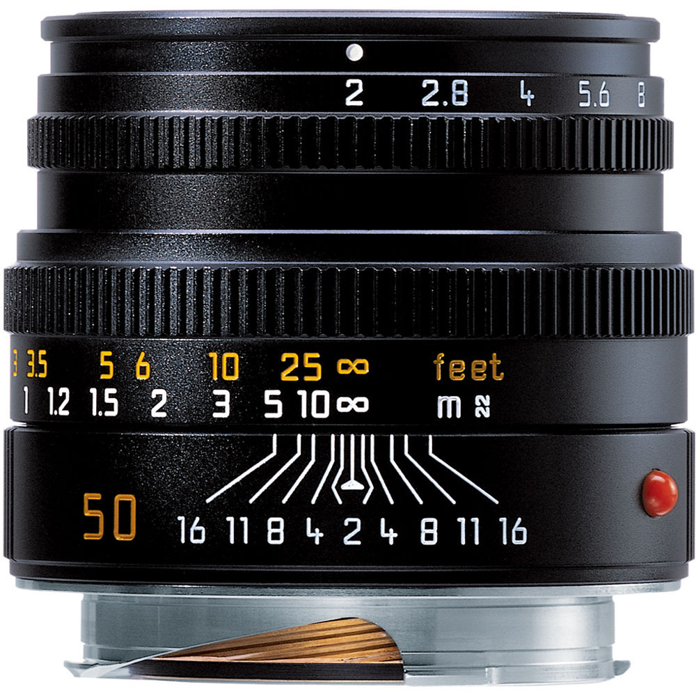 Leica Summicron M 50mm f/2 Lens - Premium Used Camera Lens for Street & Portrait Photography | Compatible with Leica M Mount Cameras | Vintage & Professional Photography Gear