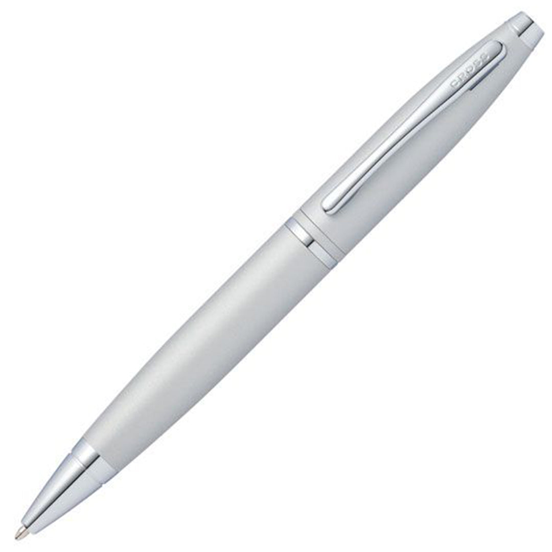 Cross Calais Ballpoint Pen - Satin Chrome Finish - Premium Writing Instrument for Office, School & Business Gifts