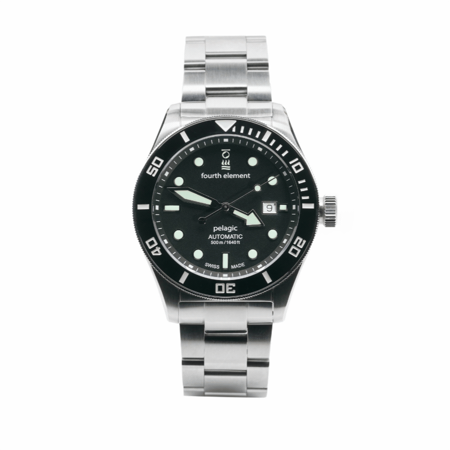 Fourth Element Pelagic Watch - Premium Dive Watch for Scuba Diving & Water Sports - Perfect for Professional Divers & Ocean Enthusiasts