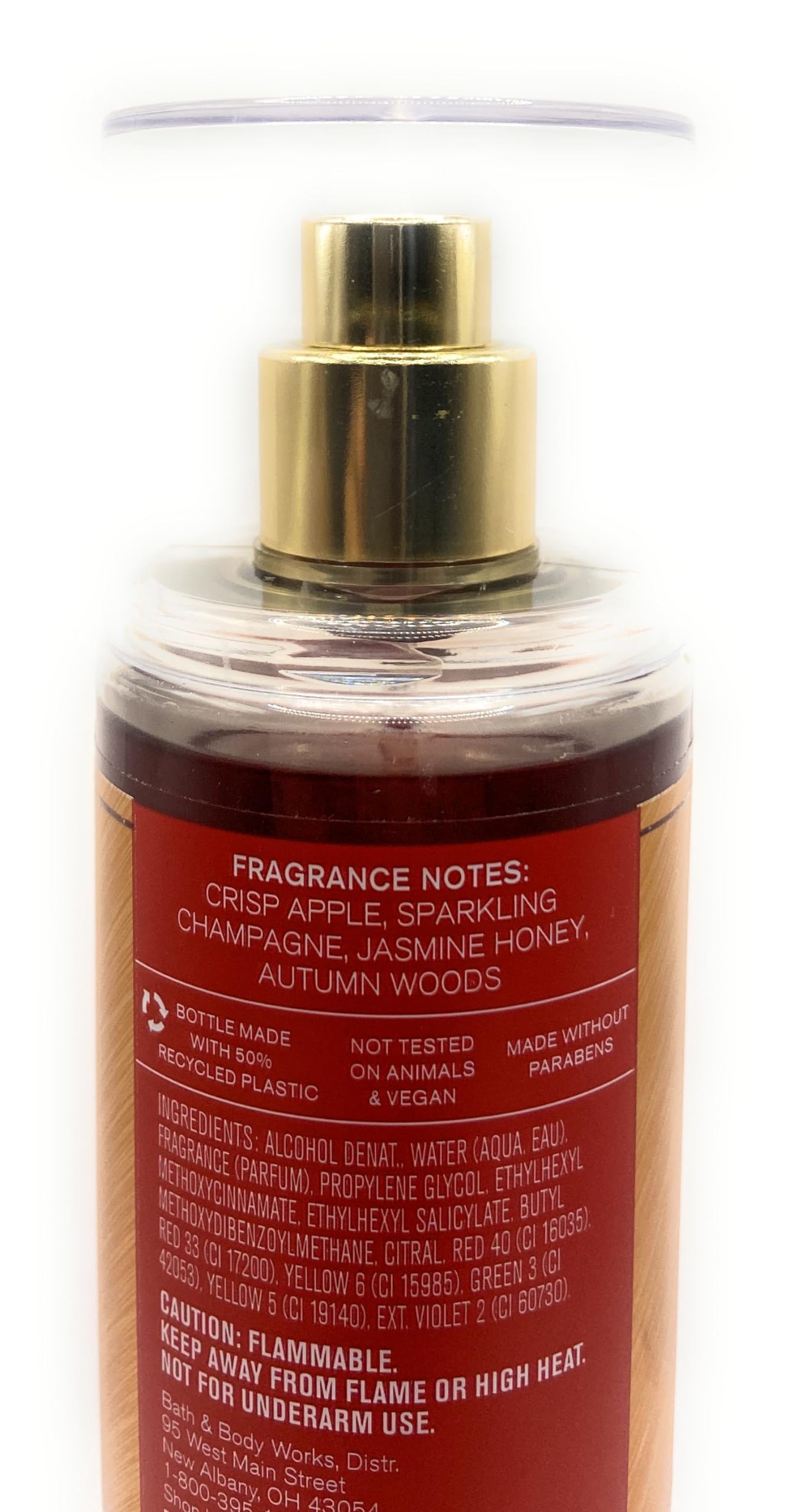 Bath & Body Works Champagne Apple & Honey Body Mist 8 oz - Limited Edition 2023 | Sweet Fruity Fragrance for Women, Long-Lasting Perfume Spray for Daily Use, Work & Special Occasions