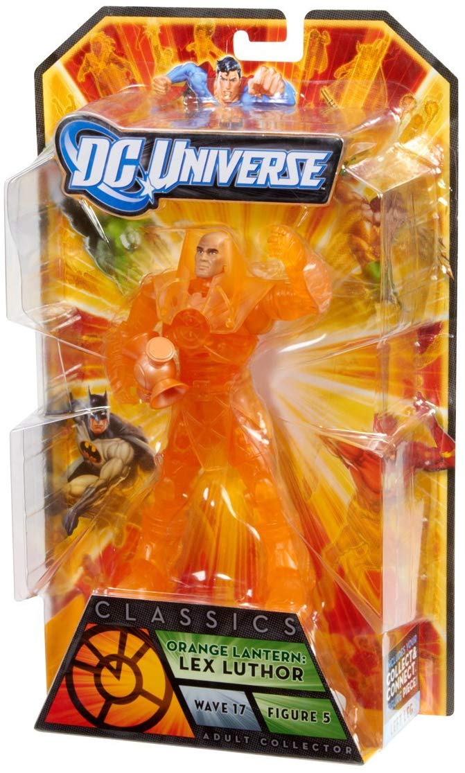 DC Universe The Classics Lex Luthor Orange Lantern Action Figure - Collectible Superhero Toy for Display & Play - Perfect for DC Fans, Collectors & Gift Giving