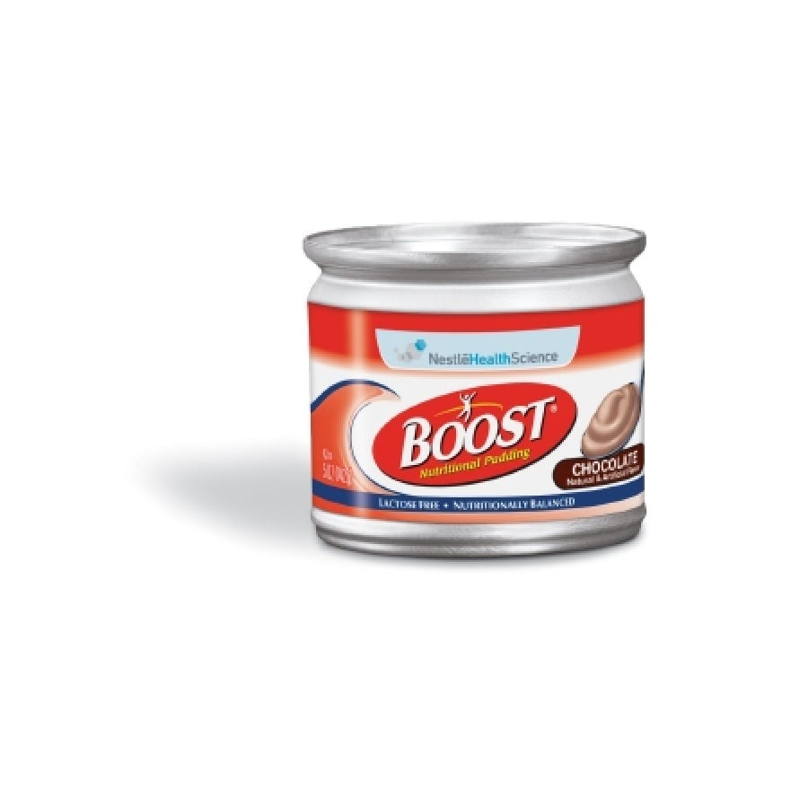 Boost Nutritional Pudding Oral Supplement - Chocolate Flavor, 5 oz Ready-to-Use Cups (Pack of 1) | High Protein Meal Replacement for Elderly, Post-Surgery Recovery & Weight Management