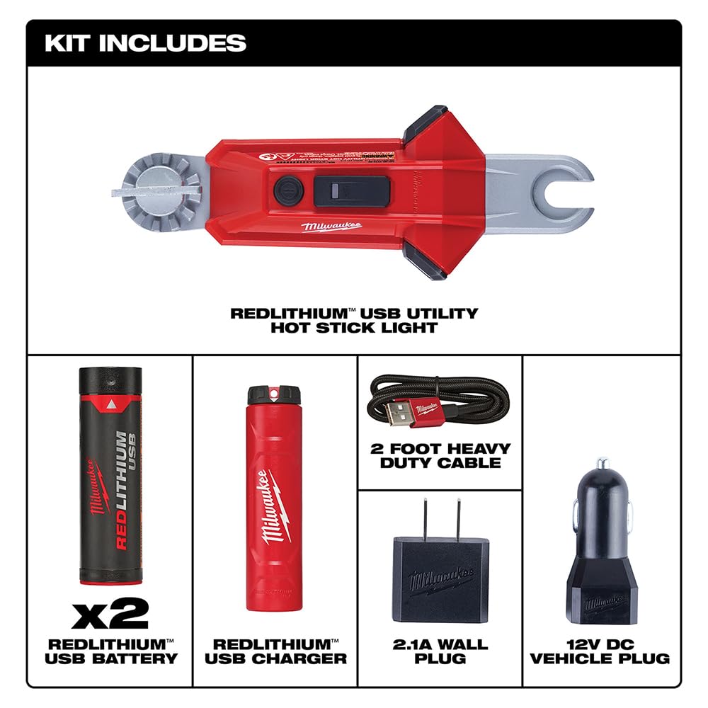 MILWAUKEE USB Rechargeable Utility Hot Glue Gun - Cordless Glue Gun for DIY Crafts, Home Repairs & Woodworking Projects | Fast Heating, Portable Design for On-the-Go Use