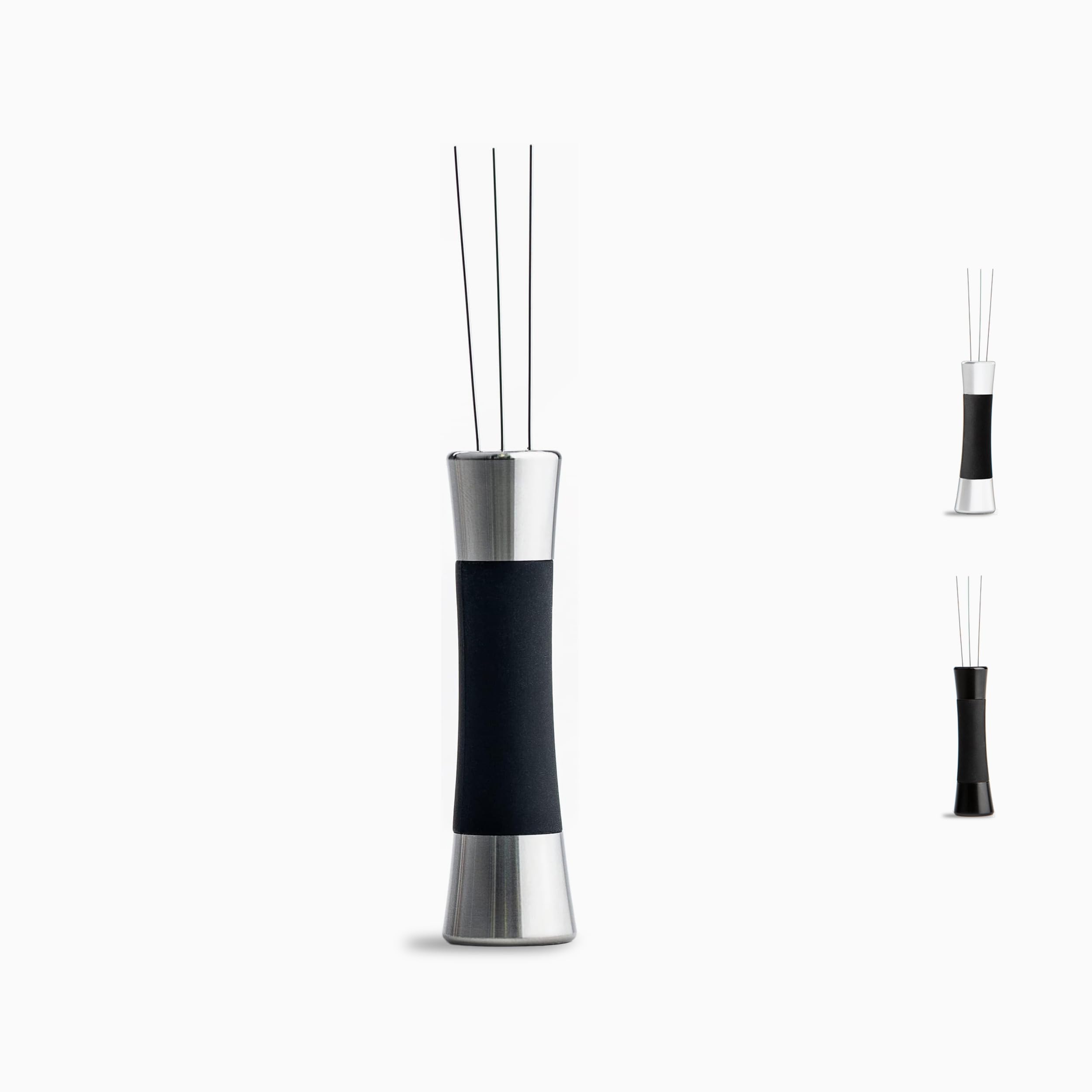 Premium Stainless Steel WDT Tool with 0.4mm Needles - 6-Pin Coffee Distributor for Even Extraction | Prevent Channeling & Improve Espresso Taste | Perfect for Home Baristas & Coffee Shops | Includes Silicone Base & Storage Case