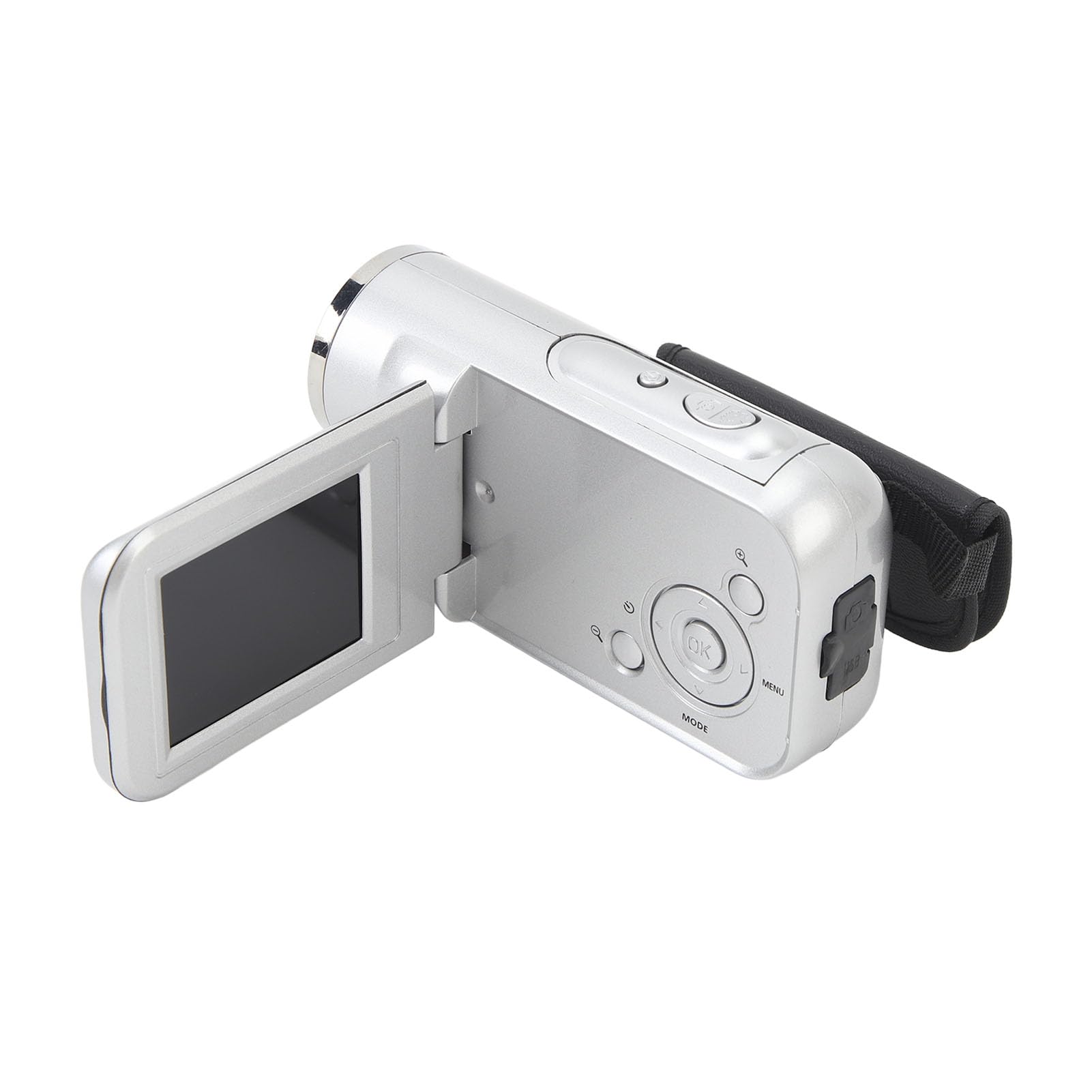Vlogging Camera for Kids - 2 Inch TFT Screen, HD Video Camera for Outdoor Activities & Travel Recording (Silver) | Perfect for YouTube Videos, Family Adventures & School Projects