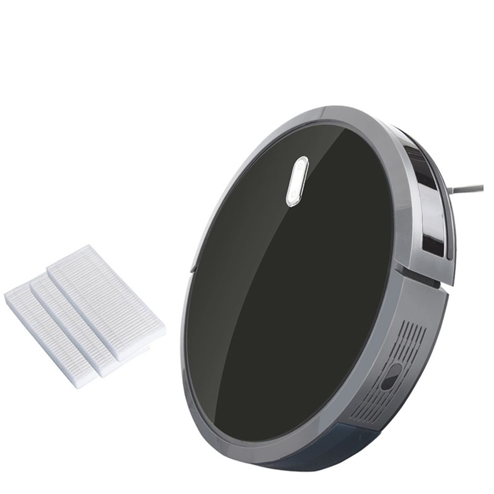 Smart Robot Vacuum Cleaner with HEPA for Home - Large Dust Tank & Central Brush - Perfect for Pet Hair & Hard Floors