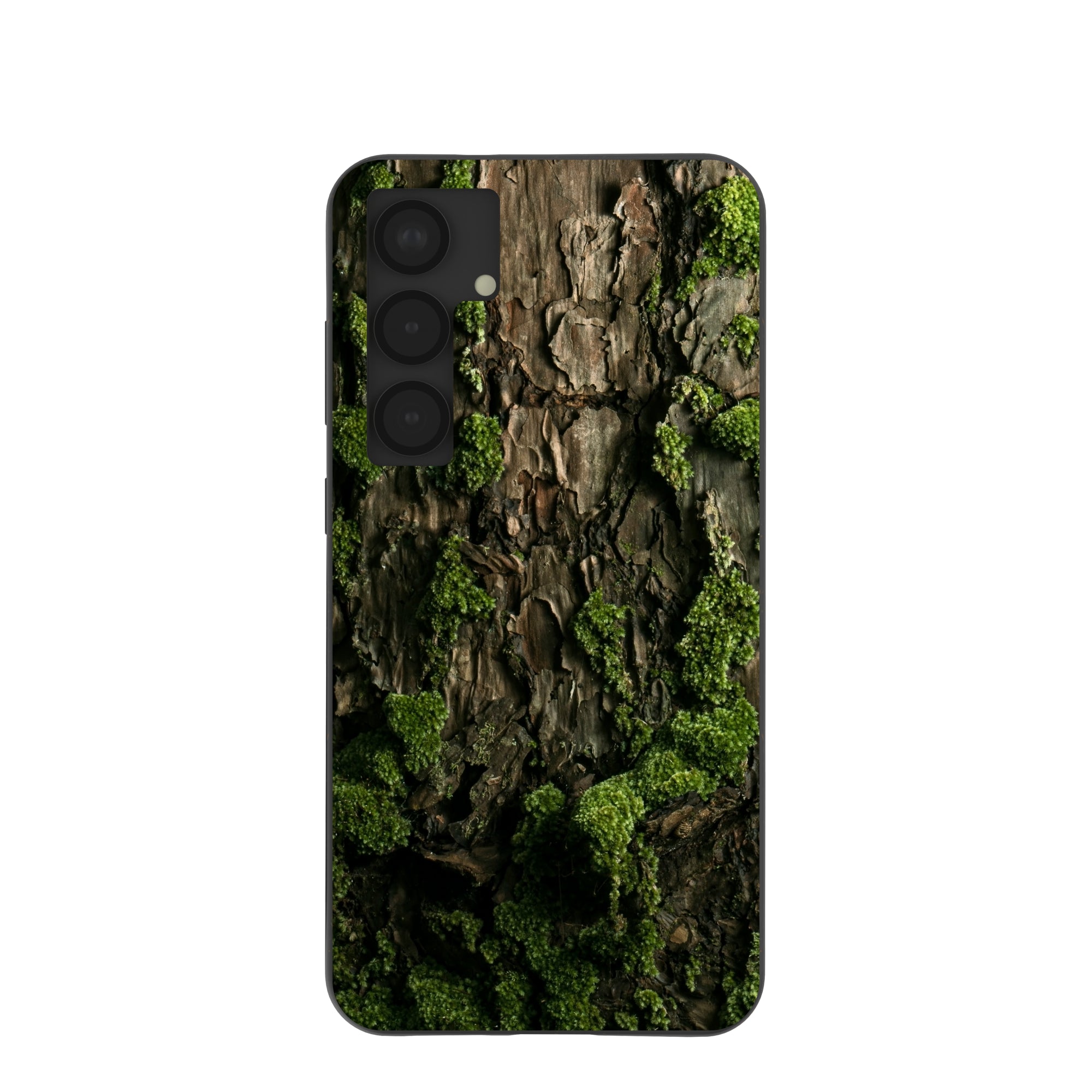 Premium Black Tree Bark Design Samsung Galaxy S25+ Case - Slim Protective Phone Cover for Everyday Use & Outdoor Adventures