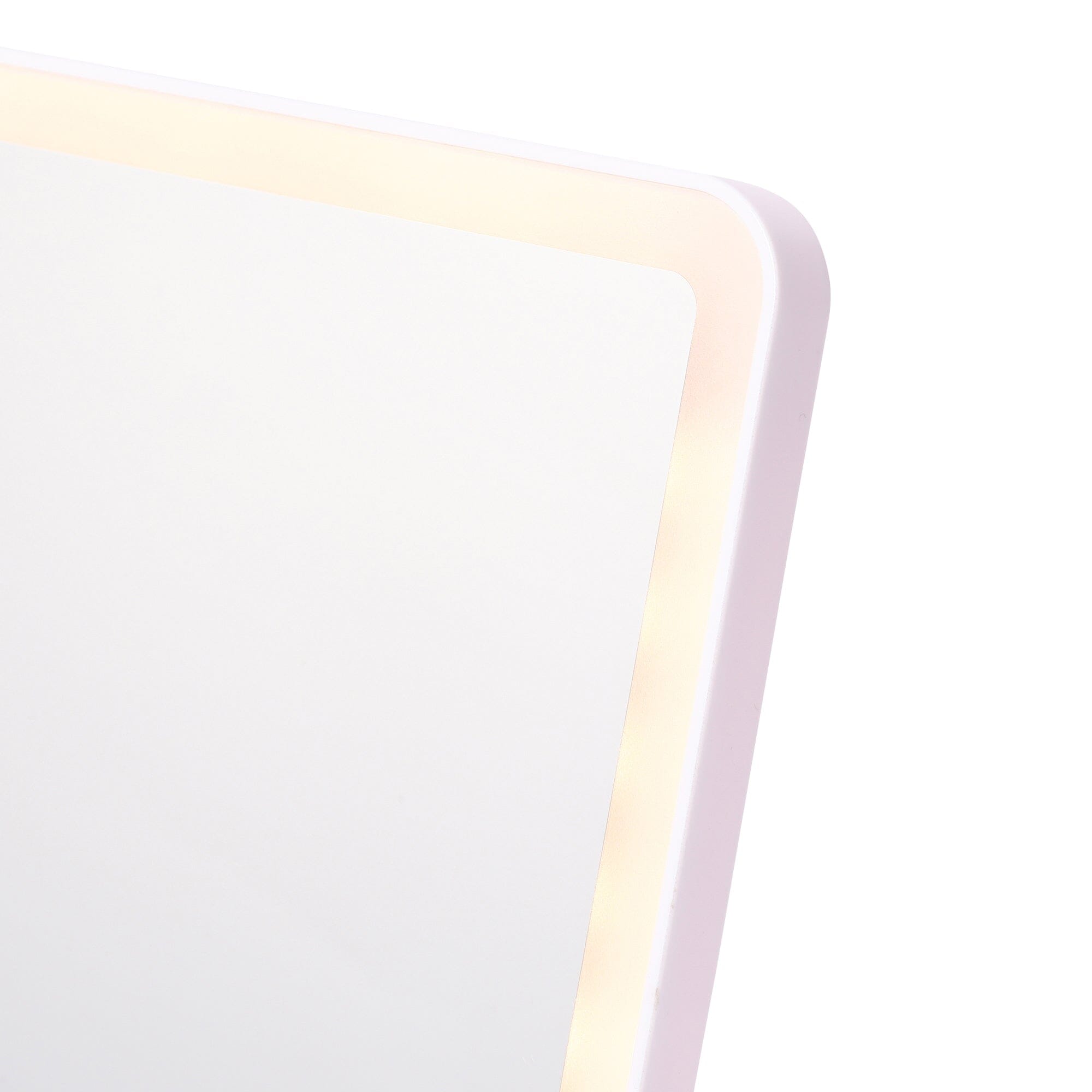 Lucio LED Stand Mirror with Adjustable Brightness - Vanity Makeup Mirror for Home & Salon - Perfect for Makeup, Skincare, and Hairstyling