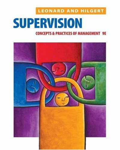 Supervision: Concepts and Practices of Management 9th Edition - Textbook for Business Students & Professionals | Leadership Training & Management Education