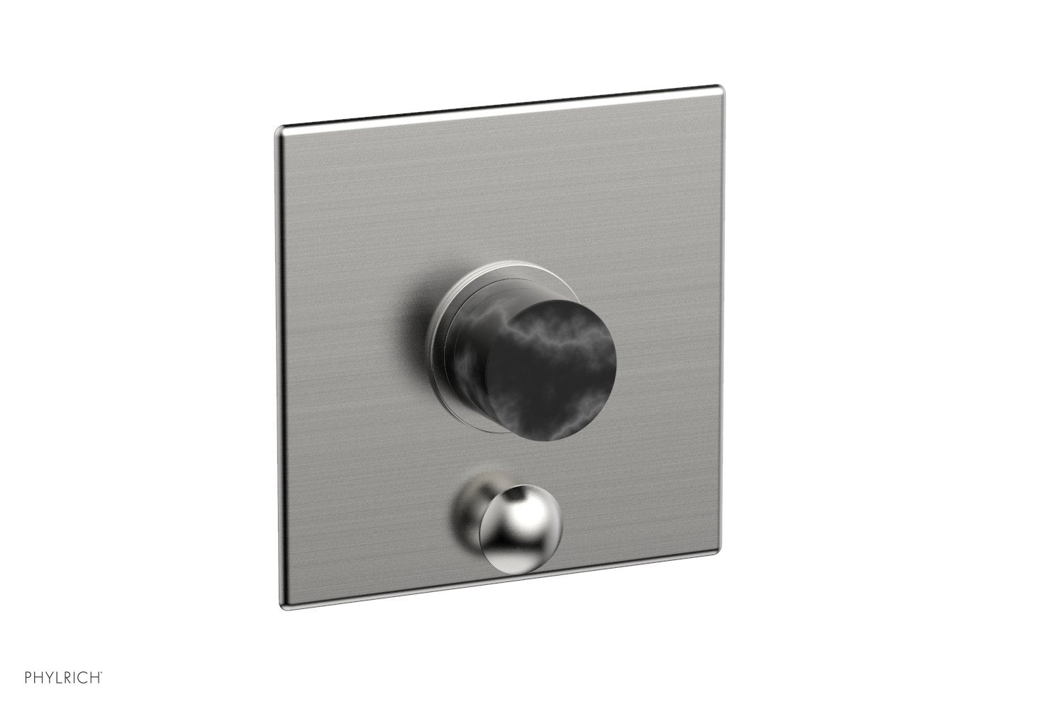 BASIC II Pressure Balance Shower Valve Trim Kit with Diverter and Handle - 4 Inch Chrome Finish for Bathroom Renovation | Perfect for Modern Home Shower Systems