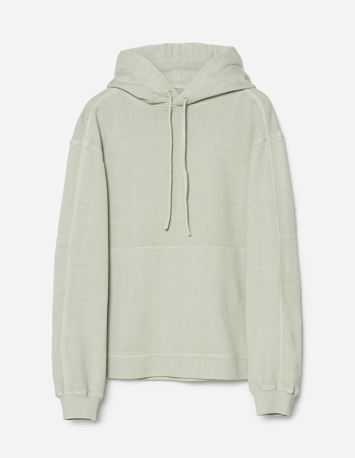 5233 Articulated Hemp Hooded Sweatshirt - Eco-Friendly Sage Green Pullover for Men & Women - Perfect for Yoga, Hiking and Casual Wear