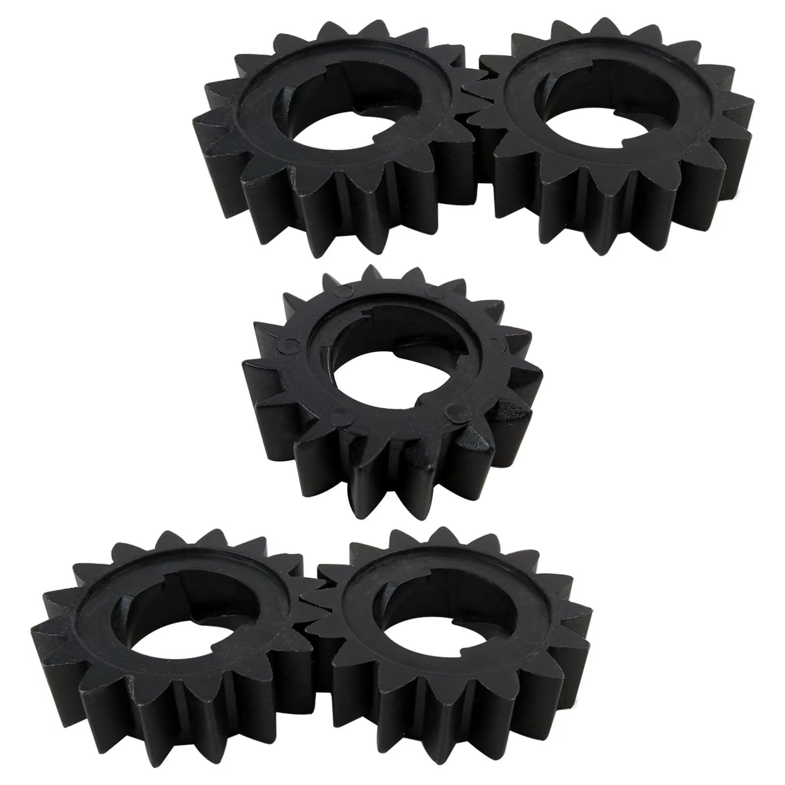5Pcs 16-Tooth Starter Motor Pinion Gear Replacement for Briggs & Stratton Engines 280104, 4114, 4152, 4194, 693058, 693059, 695708 - Compatible with Lawn Tractors & Mowers - Durable Engine Starter Gear for Smooth Lawn Maintenance