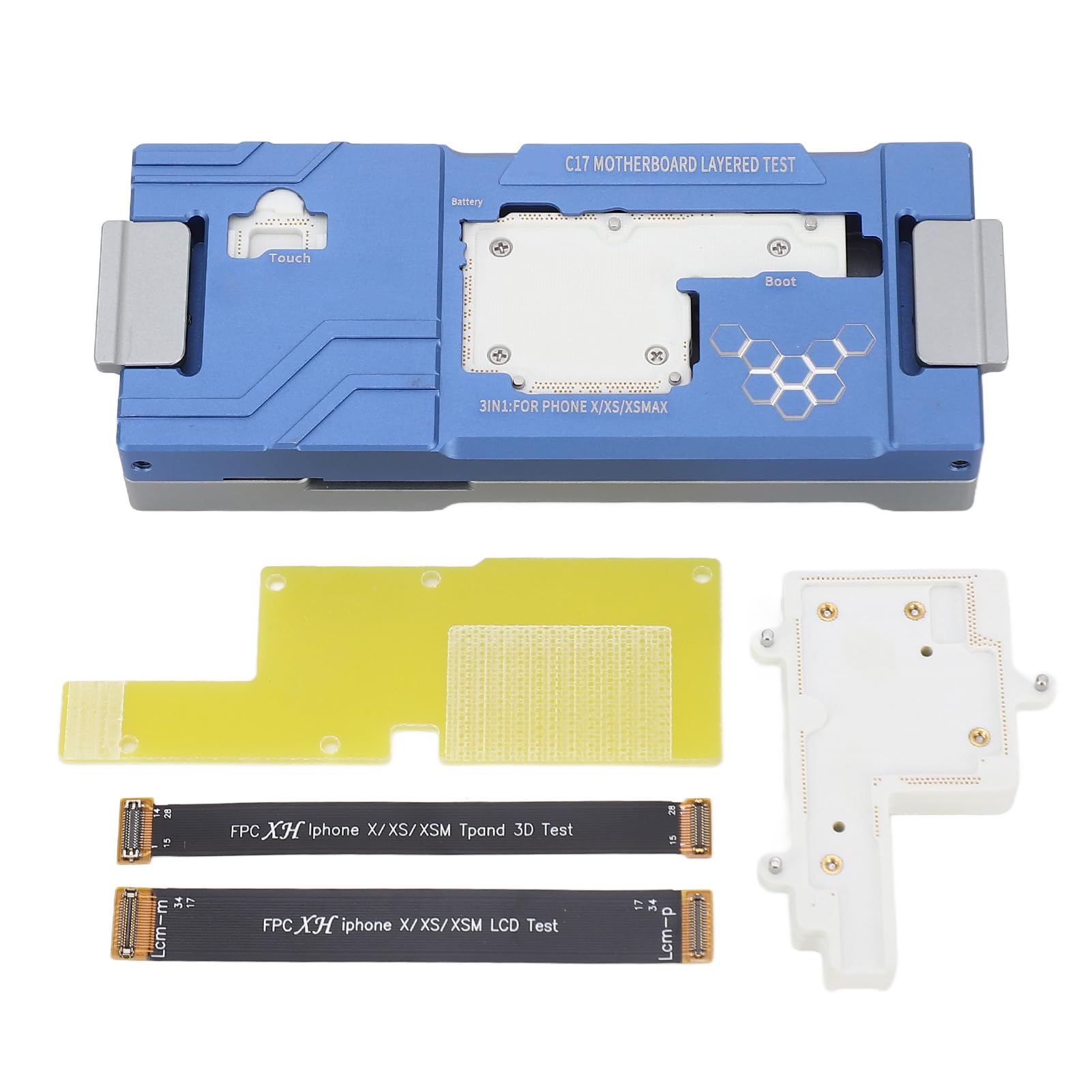 Aluminum Alloy Phone Motherboard Layered Test Frame Stand - Durable Mainboard Testing Tool for iPhone & Android Repair | Perfect for Technicians & DIY Phone Fixing