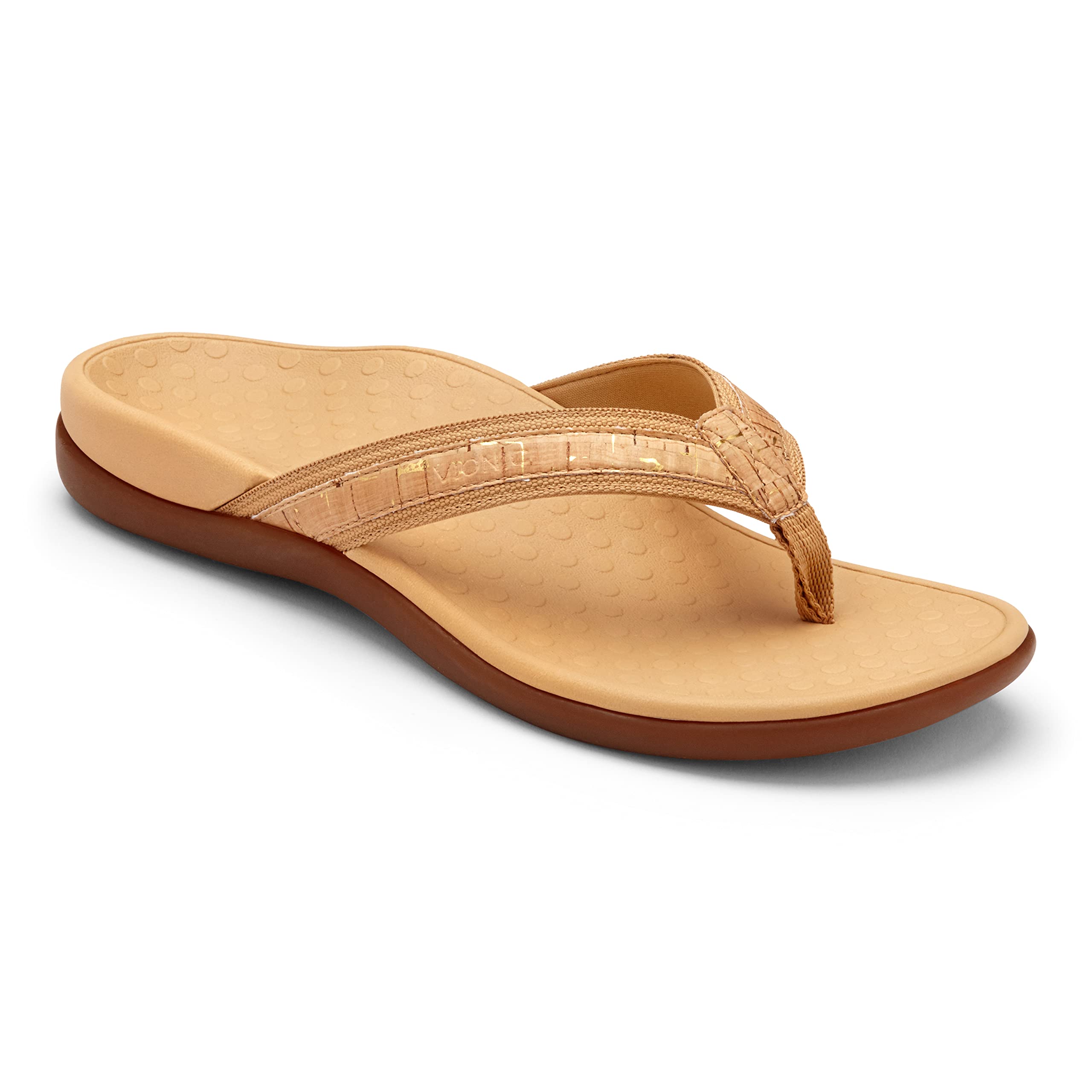 Vionic Women's Tide Toe Post Sandals - Comfortable Orthopedic Flip Flops for Arch Support & Pain Relief - Perfect for Beach, Pool & Summer Walking