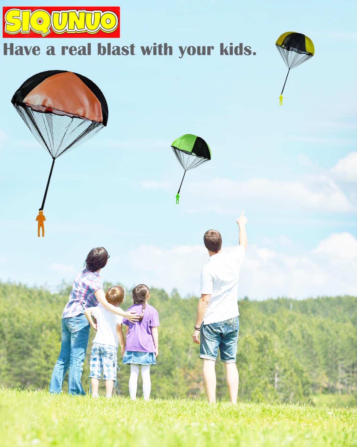 Best 6 Pack Tangle-Free Parachute Toys for Kids Ages 4-12 | Outdoor Play & Birthday Gifts | Fun Party Favors & Holiday Toy List 2024 Top Picks