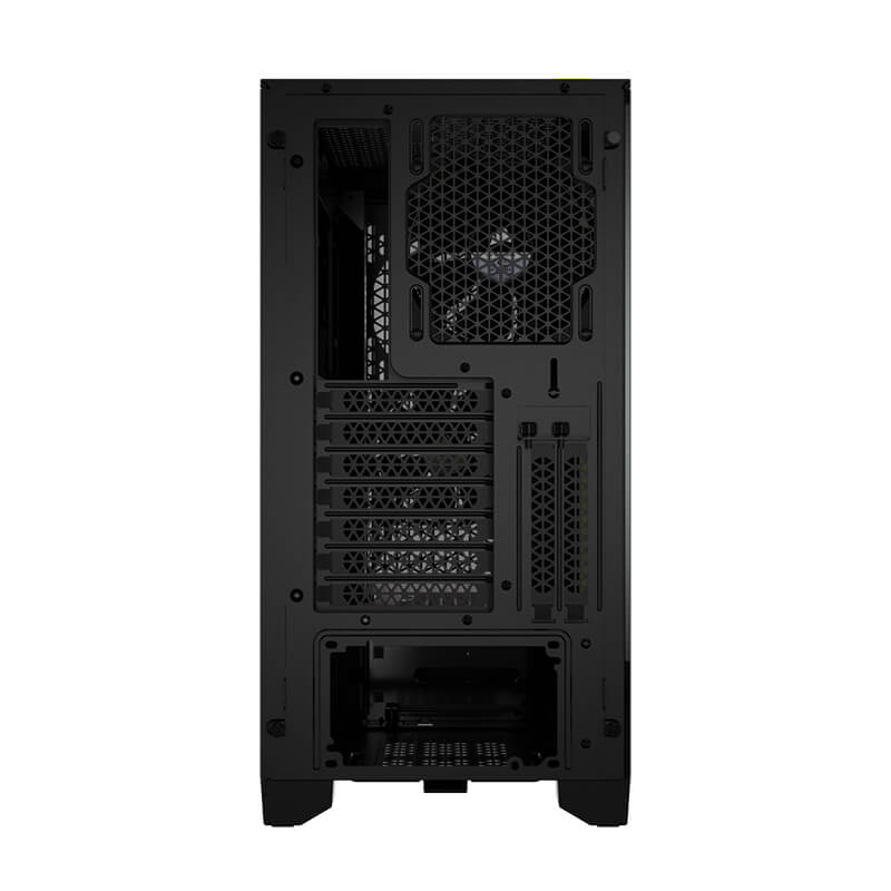 Corsair 4000D Airflow Mid Tower PC Case - Black Tempered Glass, High Airflow Design for Gaming & Workstation Builds - Perfect for Streamers & Content Creators
