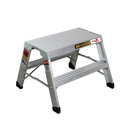 Heavy Duty Aluminum Work Stand Sawhorse - Adjustable Folding Support for Woodworking, Construction & DIY Projects - Perfect for Cutting, Painting & Home Renovations