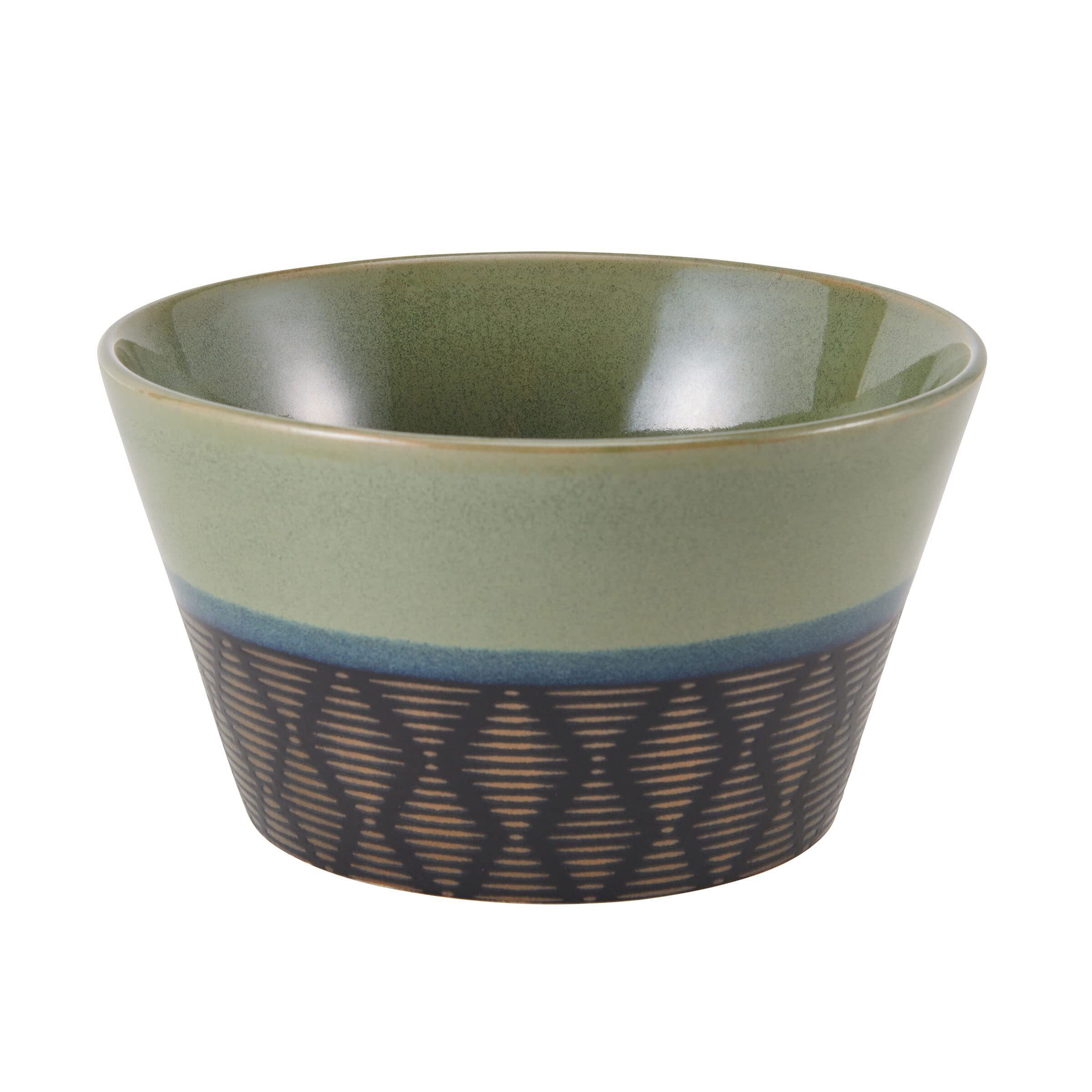Pfaltzgraff Marcus 24-Oz Cone Shaped Soup & Cereal Bowls Set of 6 - Colorful Stoneware Dishes for Soup, Salad, Pasta & Dessert - Perfect for Dining, Entertaining & Everyday Use
