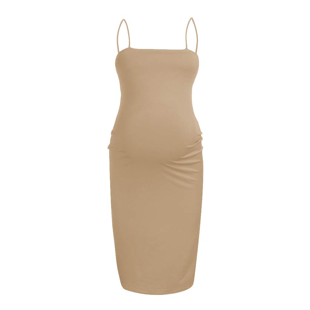 2022 Summer Maternity Dress for Women - Sleeveless Casual Sundress with Off Collar for Pregnancy | Perfect for Beach, Vacation & Everyday Wear