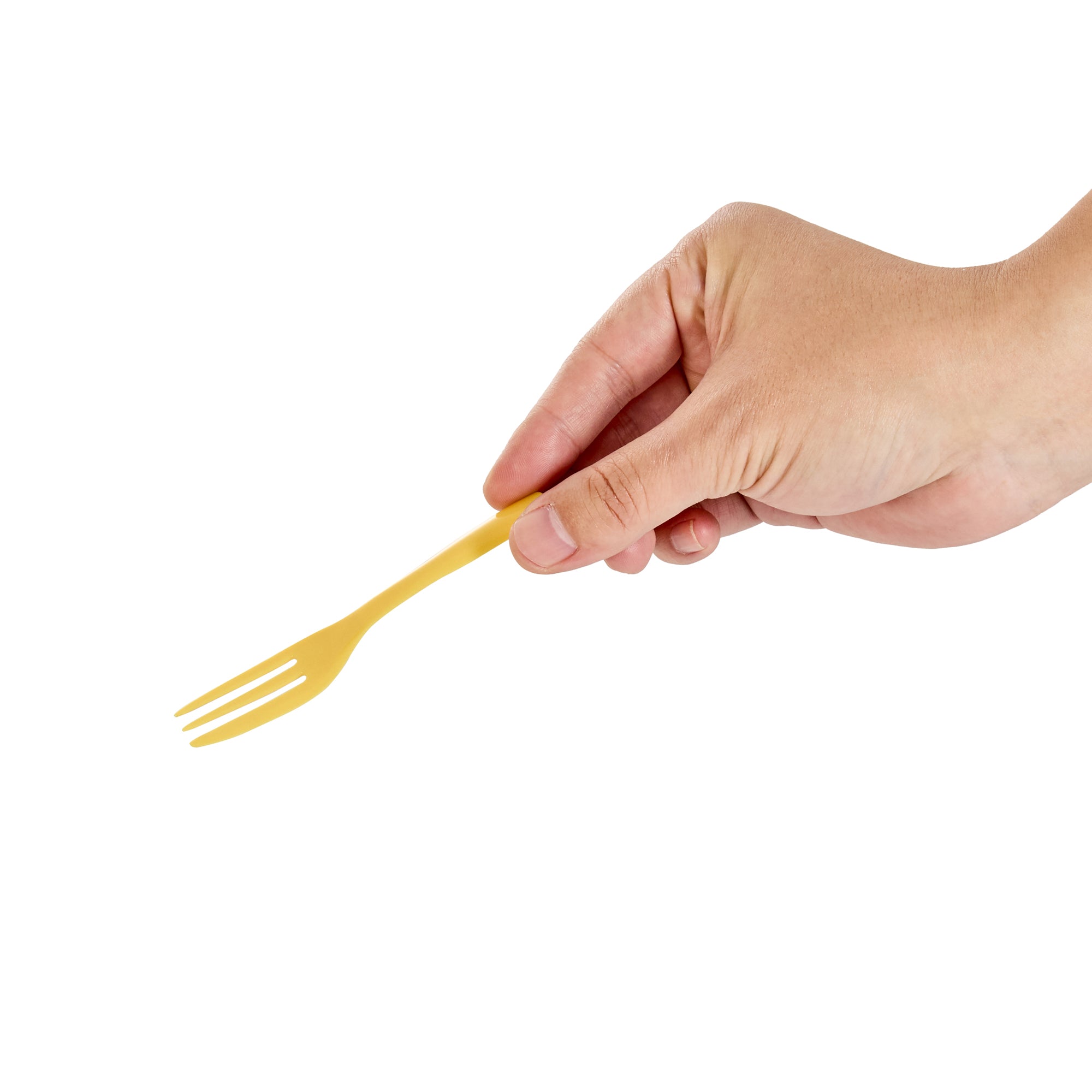 Baby Yellow Plastic Cake Forks with Knife Edge - 4 x 3/4 Inch - Pack of 500 - Perfect for Birthday Parties, Baby Showers & Catering Events