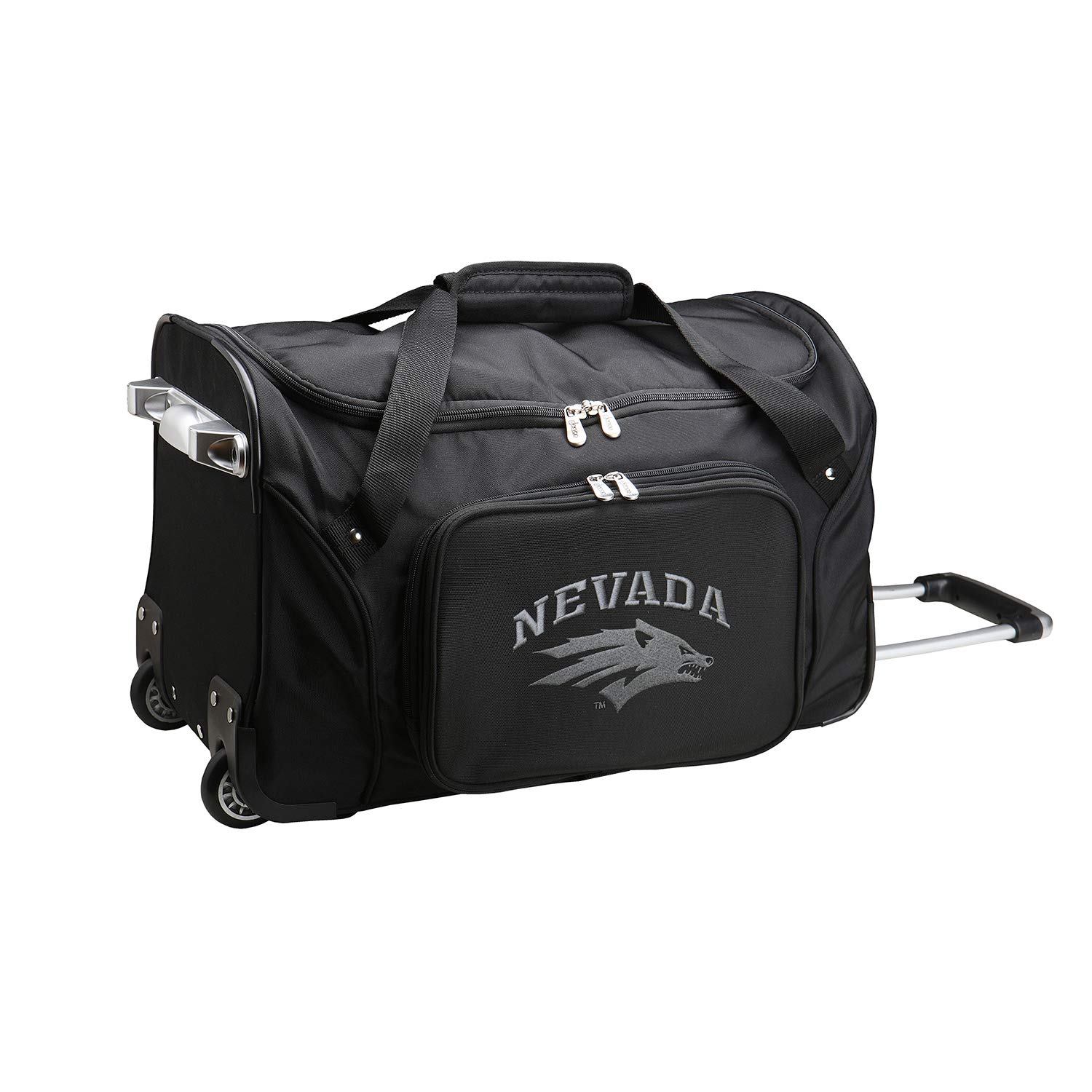 22-Inch NCAA Wheeled Duffel Bag for Travel, Sports & Gym - Lightweight Rolling Luggage with Durable Wheels