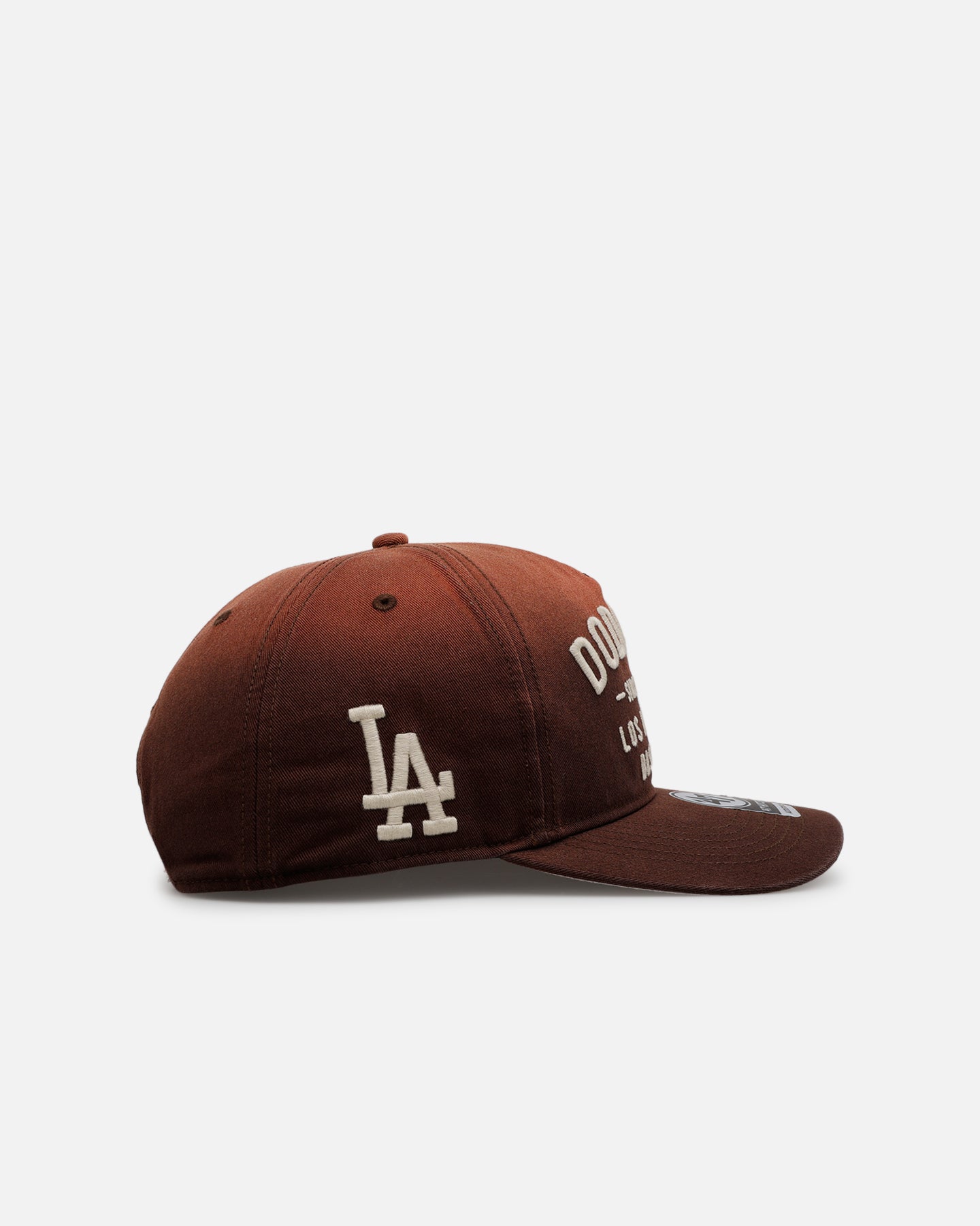 47 Brand Los Angeles Dodgers 'Dusted' 47 Hitch Snapback Hat - Adjustable Brown Baseball Cap for Men & Women - Perfect for Sports Games, Streetwear & Casual Outfits