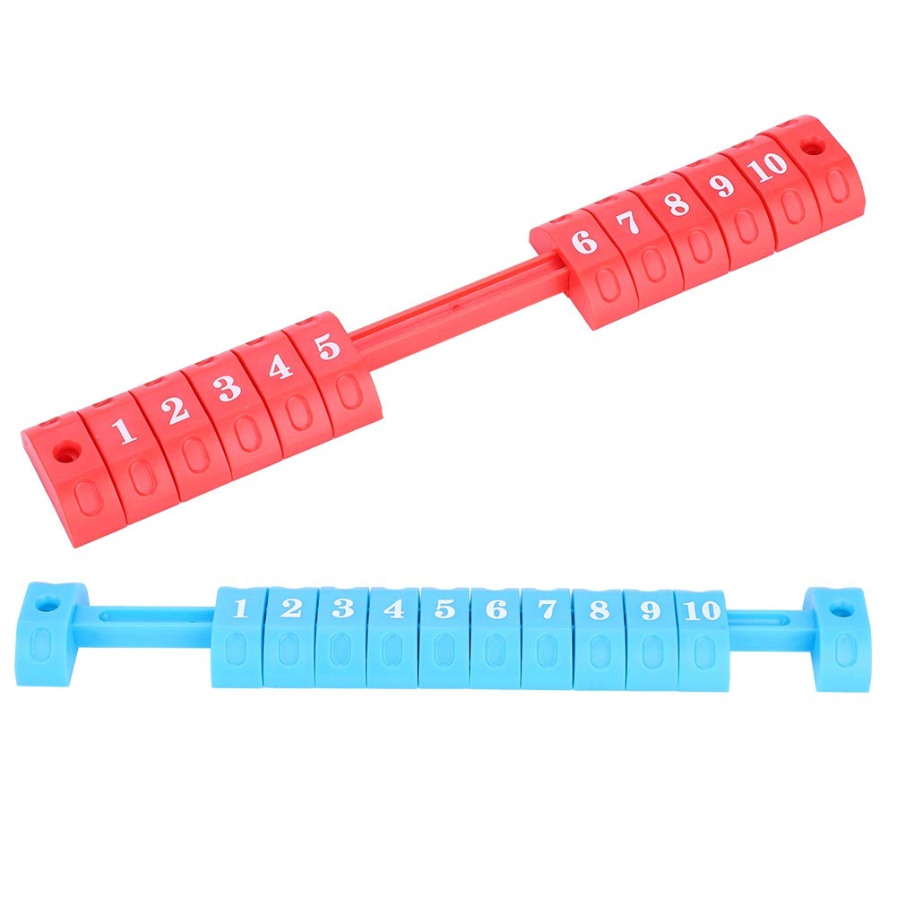 2Pcs Foosball Table Score Counter - Red & Blue Air Hockey Scoring Units for Table Football Games | Perfect for Home Game Rooms, Bars, and Arcades