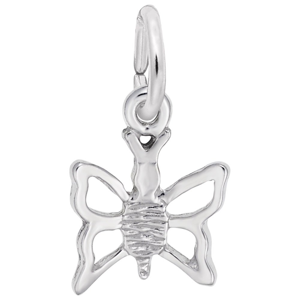 Butterfly Charm Pendant for Jewelry Making - Sterling Silver or Gold Plated Charms for Bracelets, Necklaces, DIY Craft Projects - Perfect for Gifts, Fashion Accessories, Party Favors