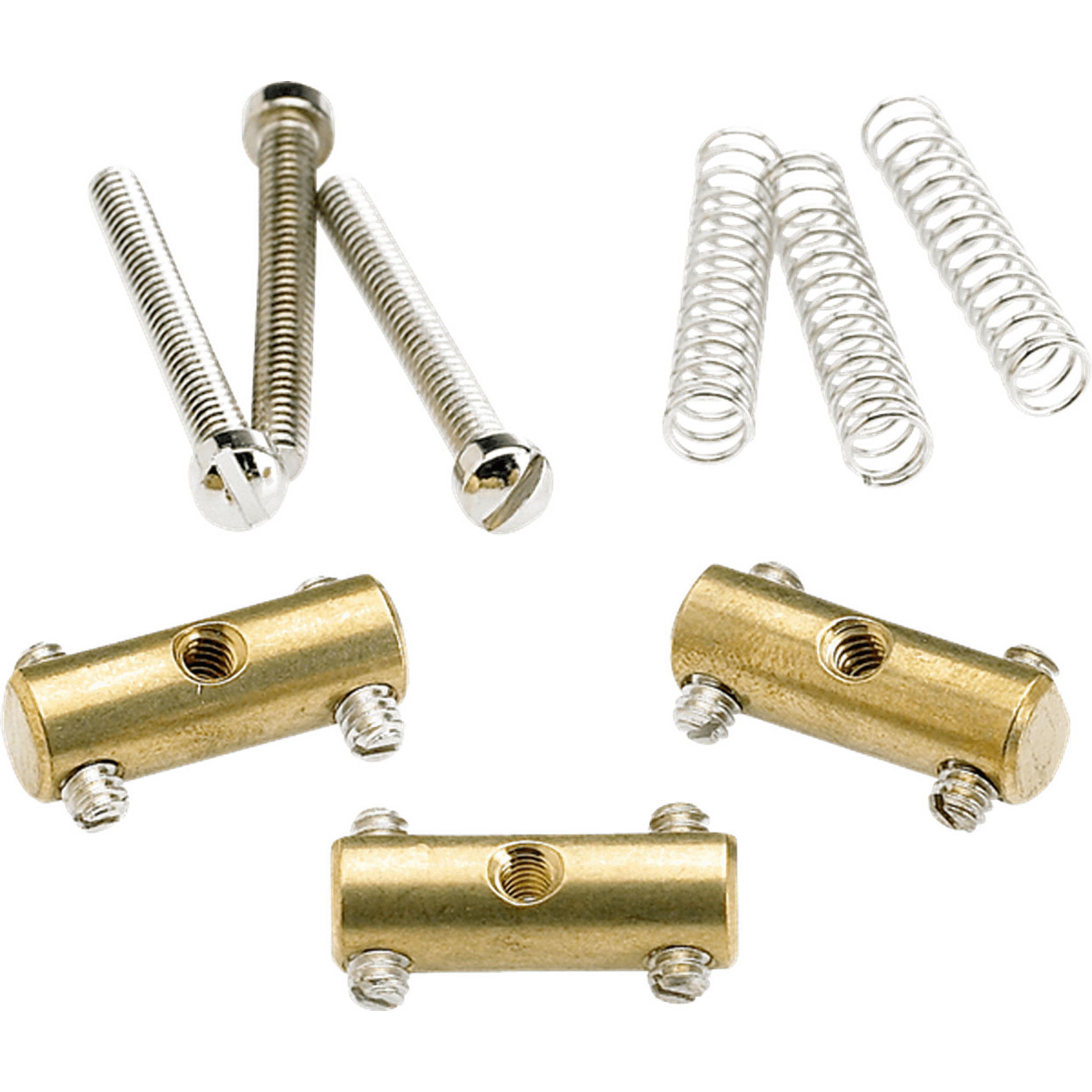 Fender Pure Vintage '52 Telecaster Bridge Saddle Kit - Authentic Replacement Part for Classic Telecaster Guitar Repair & Upgrade | Perfect for Guitar Maintenance, Vintage Restoration & Tone Enhancement