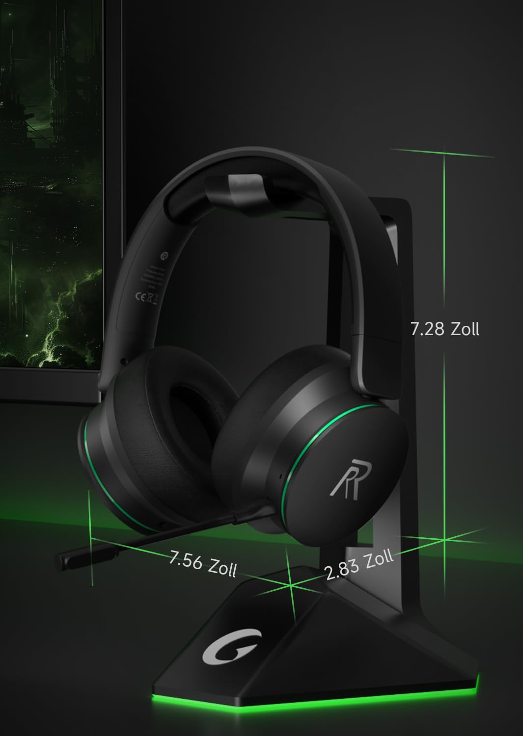 Wireless Gaming Headset for Xbox Series X|S, Xbox One, PS5, PS4, PC - Bluetooth 5.3 Over-Ear Headphones with Noise Cancelling Mic | Perfect for Competitive Gaming, Streaming & Online Chat