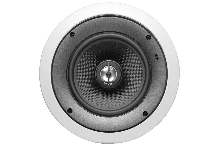 Focal Custom IC 108 8-Inch In-Ceiling Speaker - High Performance Home Audio System for Living Room, Bedroom & Home Theater Installation (Single Speaker)
