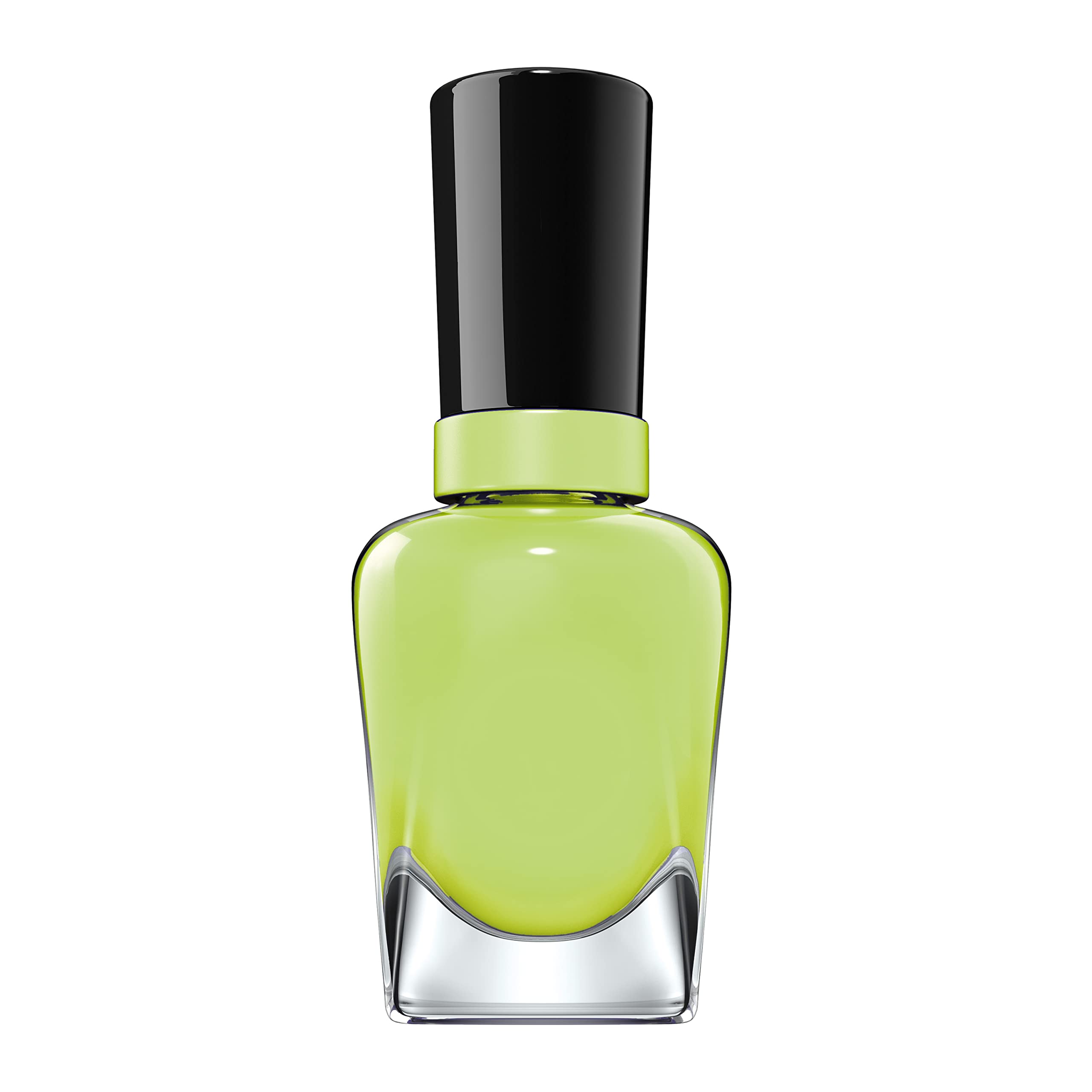 Sally Hansen Miracle Gel™ Nail Polish - Electri-Lime Green, Long Lasting Gel-Like Formula, No UV Lamp Needed, Chip Resistant - Perfect for Manicures, Pedicures & At-Home Nail Care