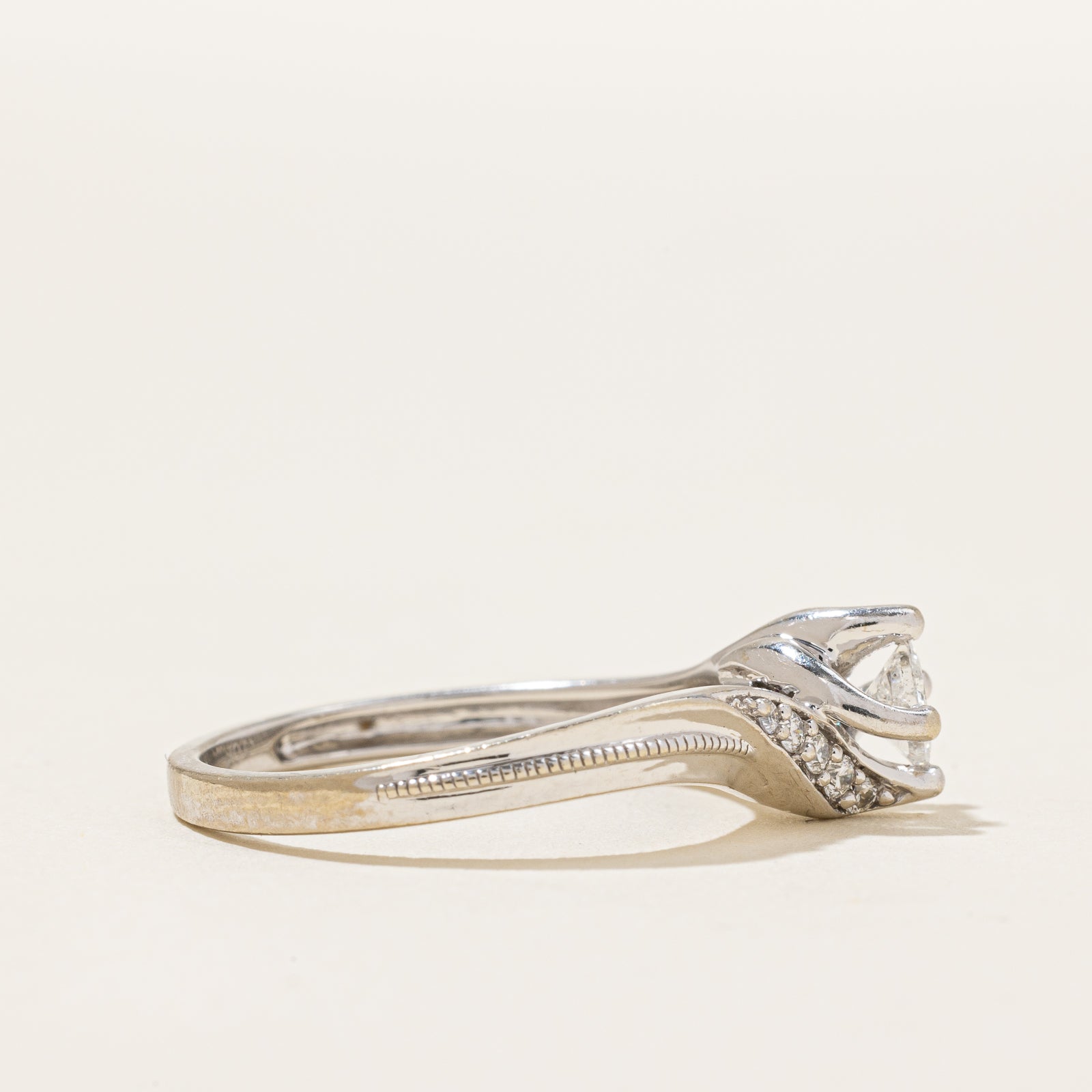 0.32ctw Princess Cut Diamond Ring - Size 6.75 | Elegant Solitaire Engagement Ring for Women | Perfect for Proposals, Anniversaries & Special Occasions