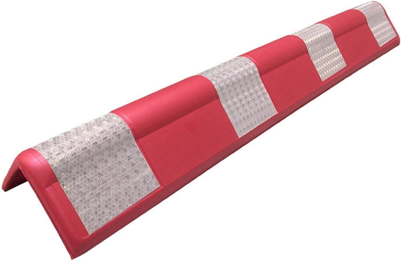 MekUk 12-Piece Foam Round Edge Corner Guard - Garage Wall Protector & Bumper Guards for Parking Garages (Rosso Red) - Prevent Vehicle Scratches & Wall Damage in Home & Commercial Garages