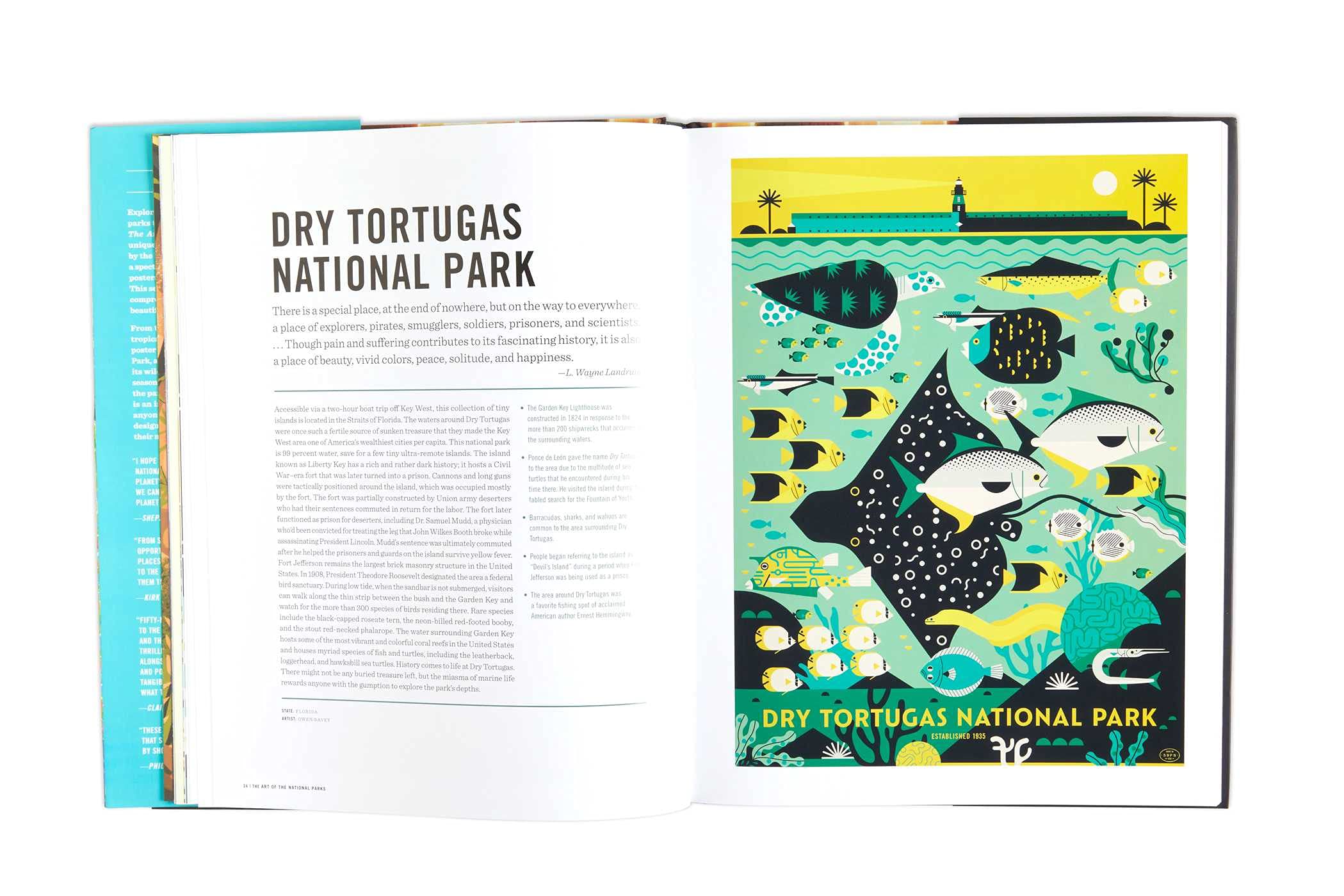 National Parks Art Book - Nature Lovers Gift for Home & Office Decor