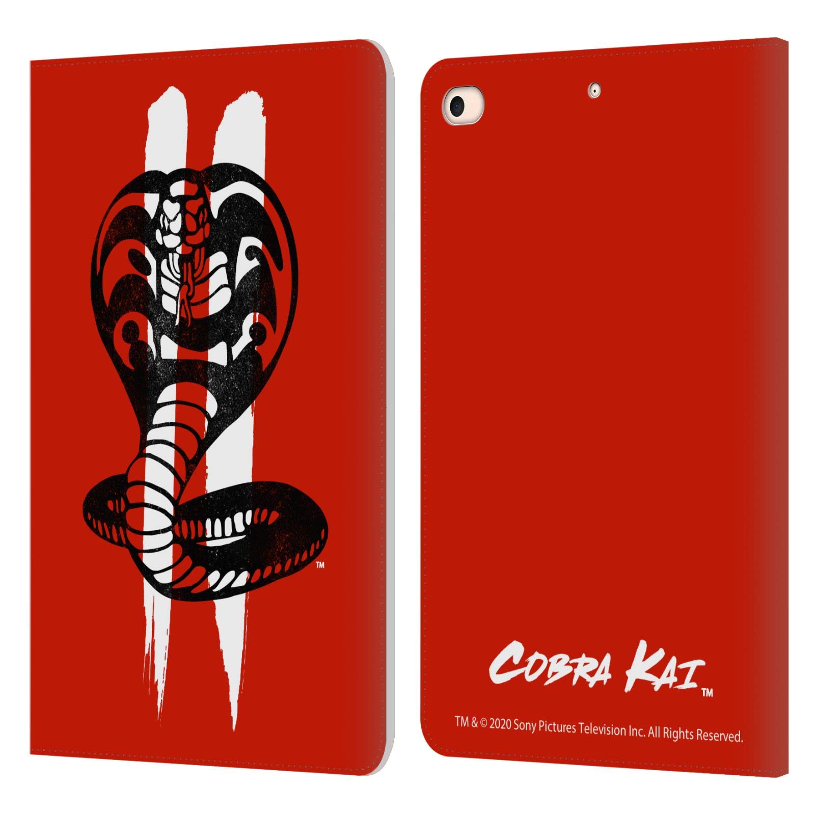 Head Case Designs Cobra Kai Season 2 iPad Mini Case - Officially Licensed Leather Book Wallet Cover for Apple iPad Mini 5 (2019) - Perfect for School, Work & Travel